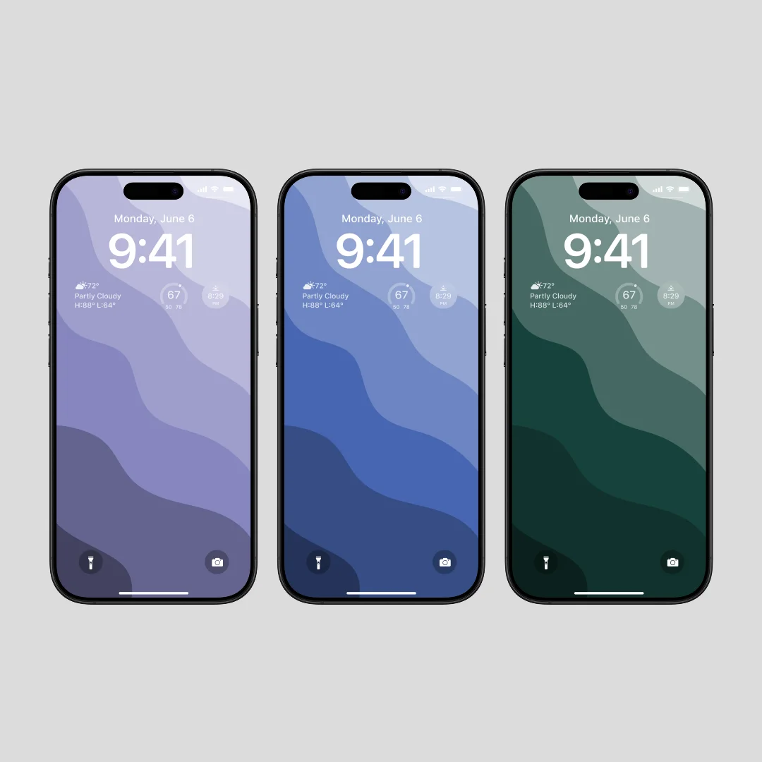 Minimal Waves Wallpaper Pack product image (4)