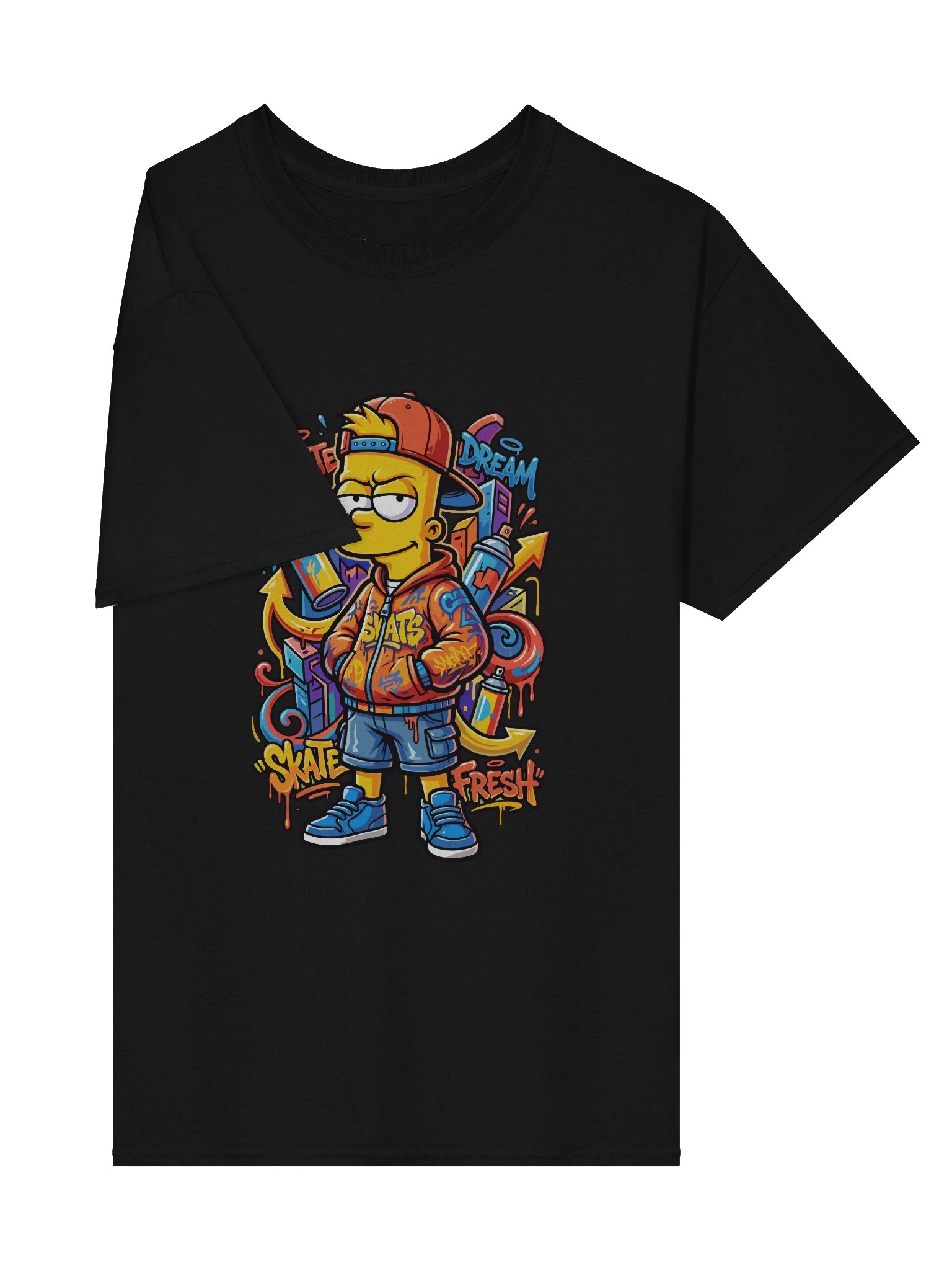 Bart graffiti t-shirt product image (29)