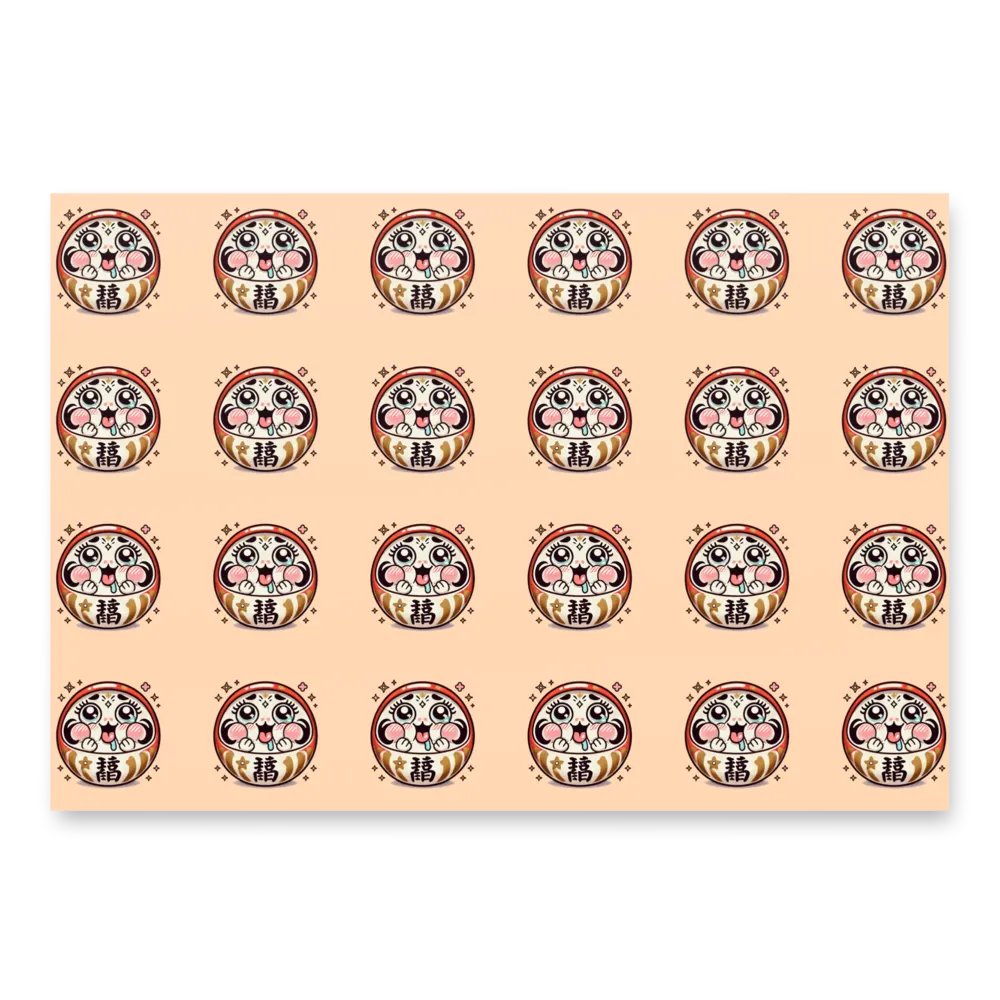 だるまドリームラッピングペーパーセット - 究極のギフト product image (3)