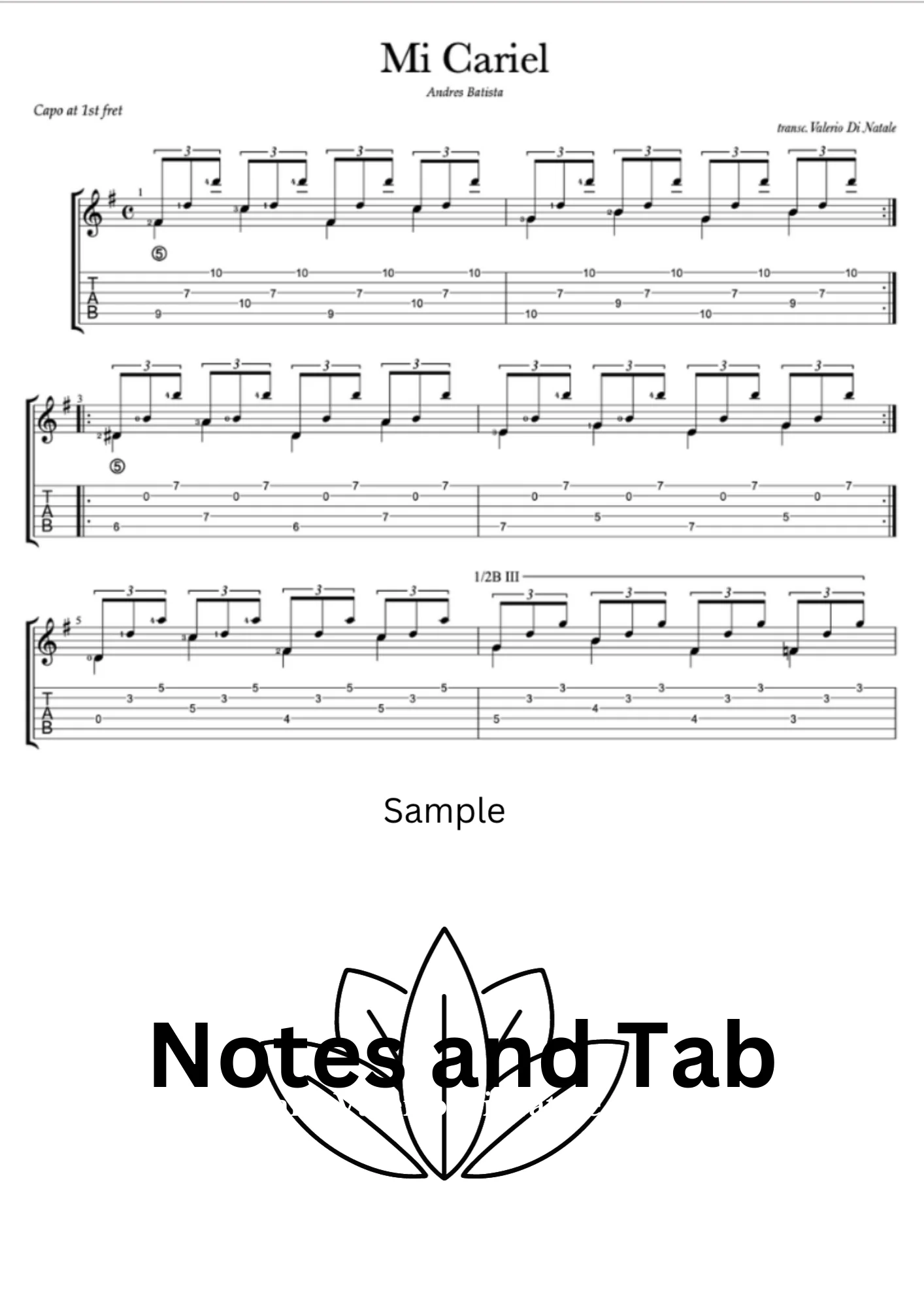 Mi Cariel by Andrés Batista (Zapateado) product image (2)