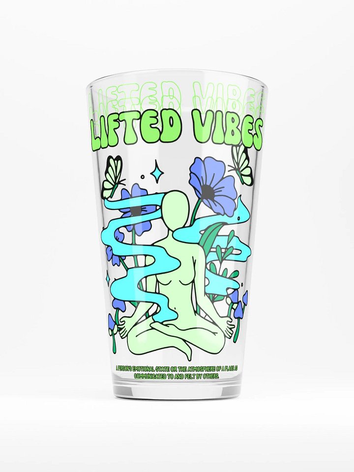 Lifted Vibes Meditation Glass product image (1)