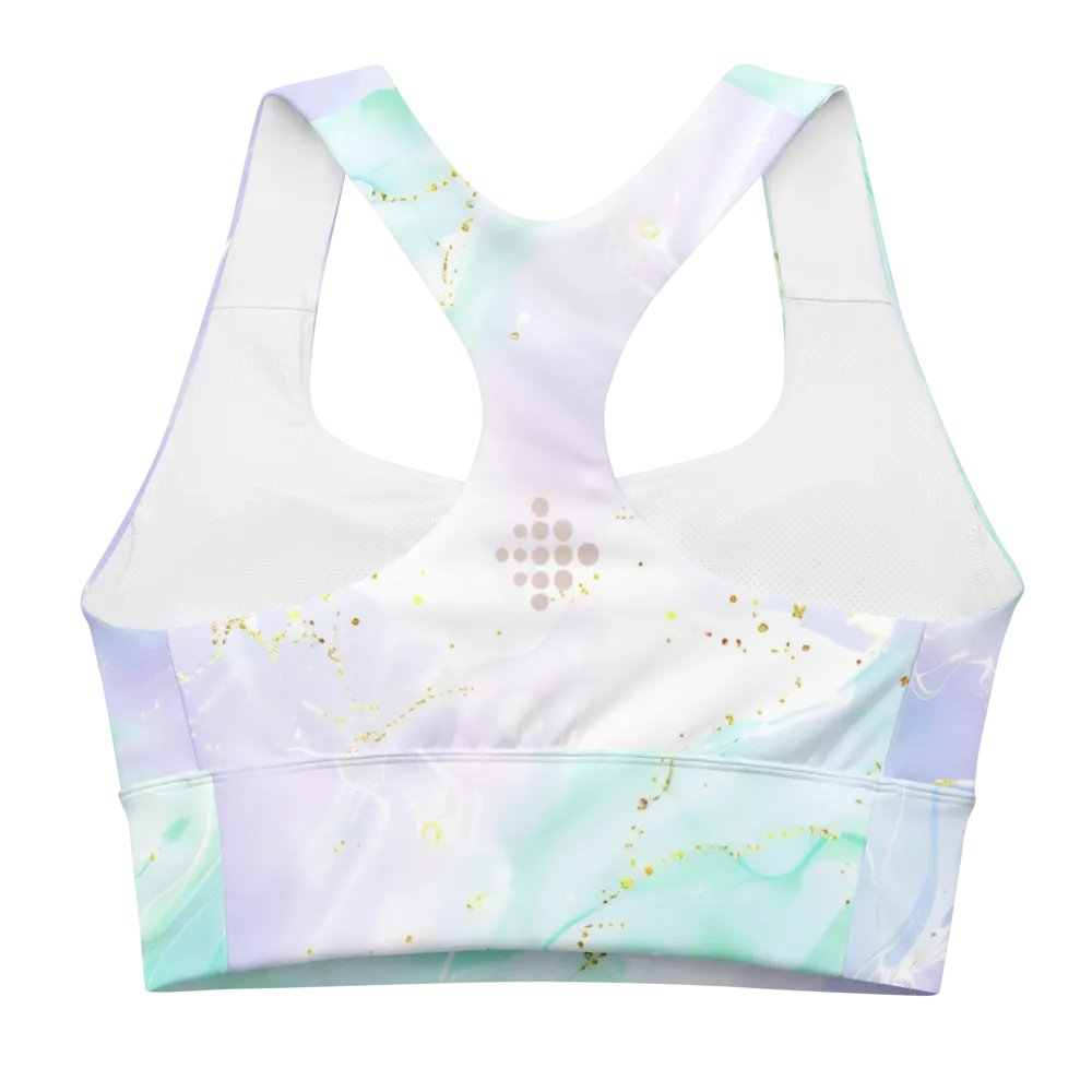 Ethereal Elegance Longline Sports Bra product image (3)