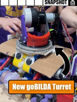New goBILDA Turret | 26949 Royal Society of Robotics | FTC BIOBUZZ Snapshot #biobuzz #ftcbiobuzz #firsttechchallenge #ftcrobotics #funroboticsnetwork #omgrobots #morethanrobots @ketteringuniversity1919