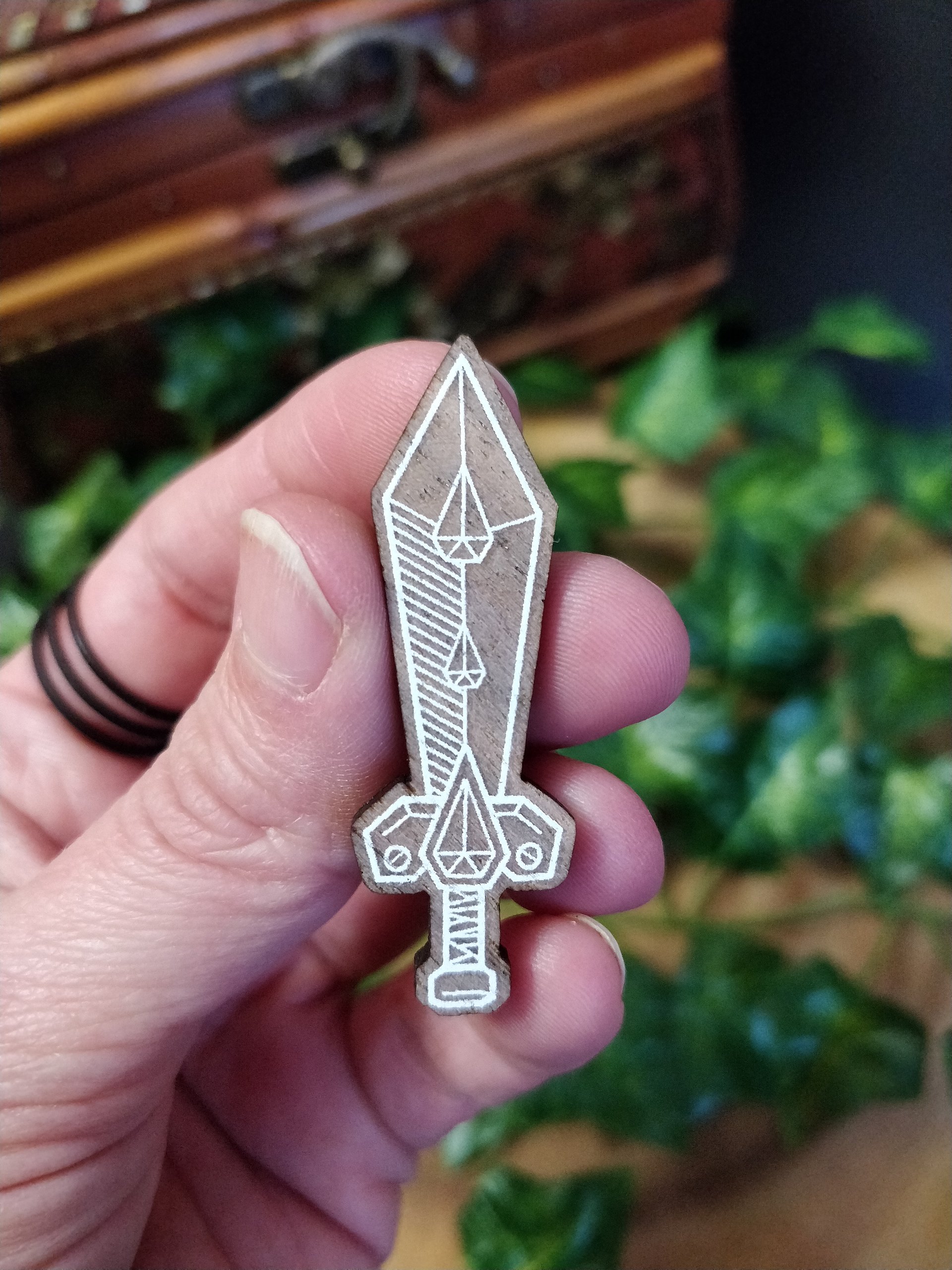 Fantasy Weapons Wooden Pins product image (1)