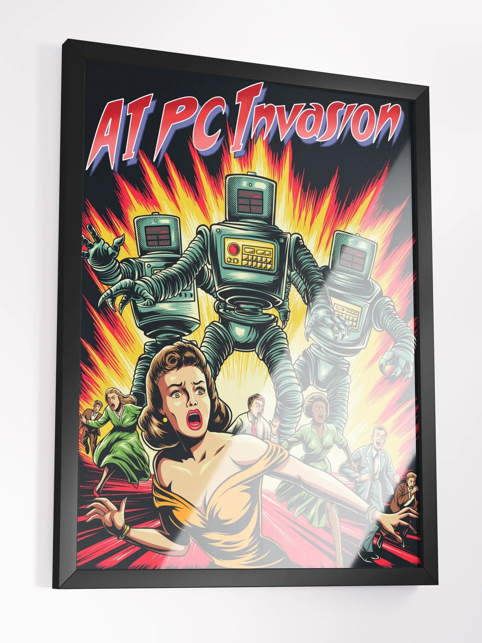AI PC INVASION POSTER product image (3)