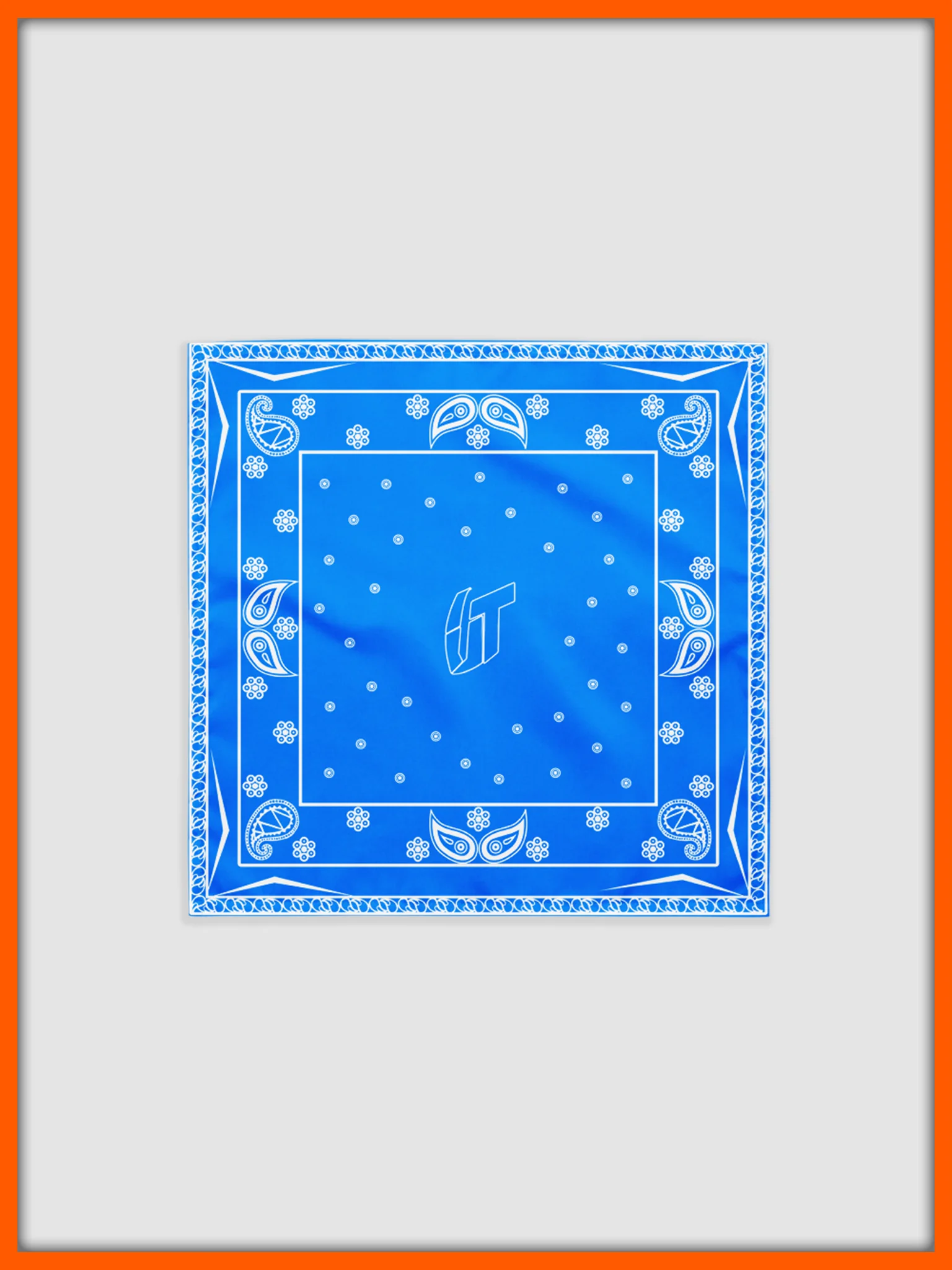 Classic UT Paisley Bandana (Blue) product image (1)