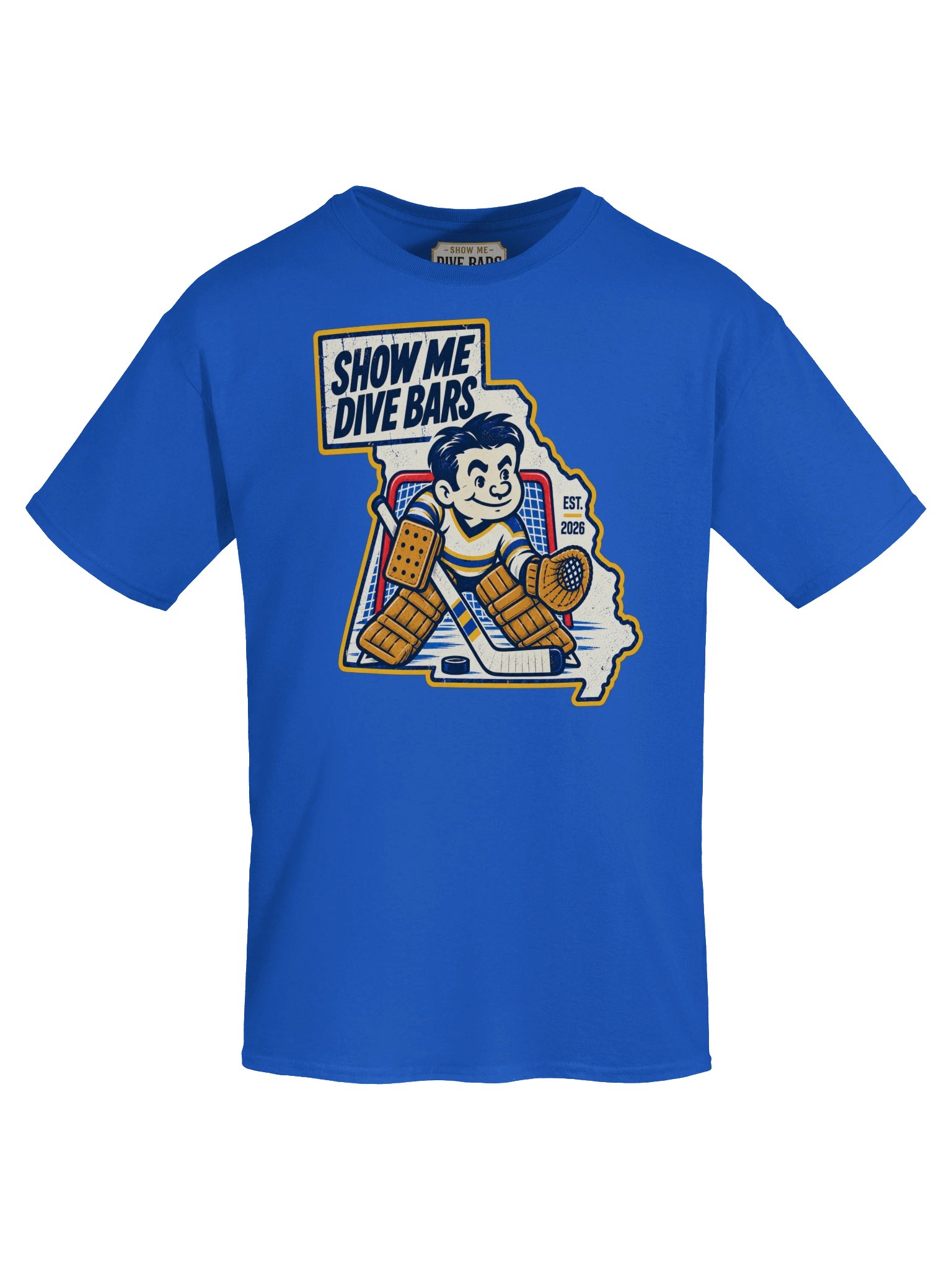Show Me Dive Bars – Missouri Hockey Goalie Tee product image (5)