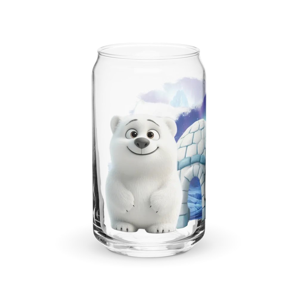 Arctic Friends Glass Can Sipper product image (4)
