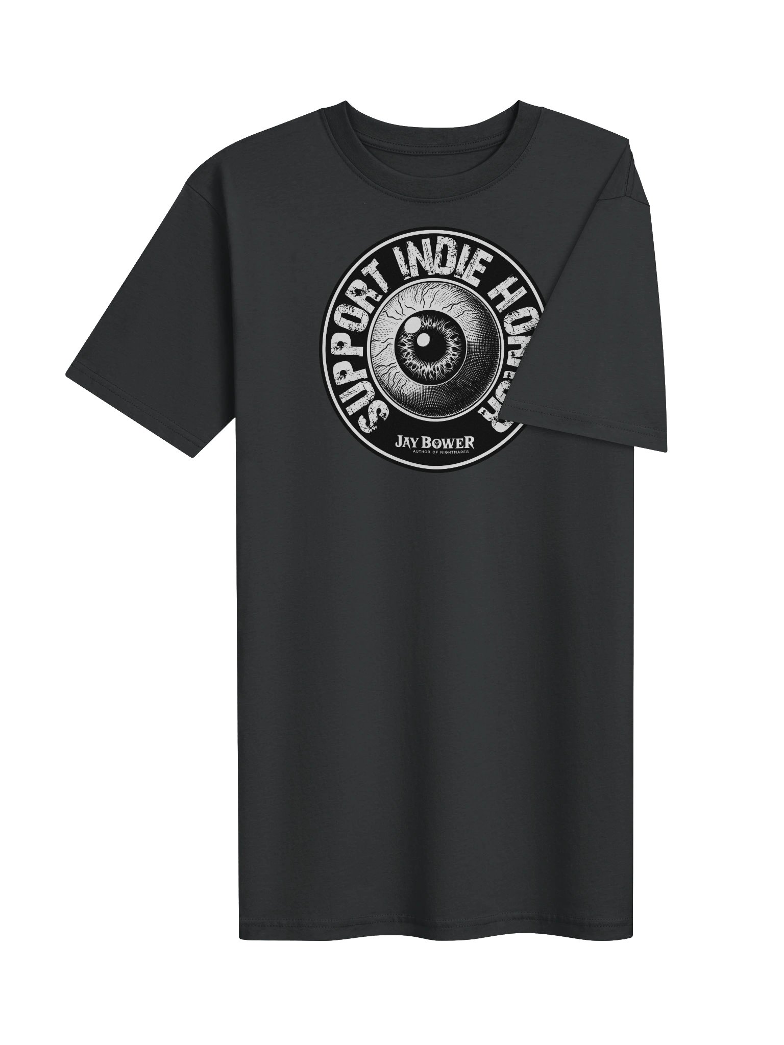 Support Indie Horror - Eyeball Design T-Shirt product image (4)