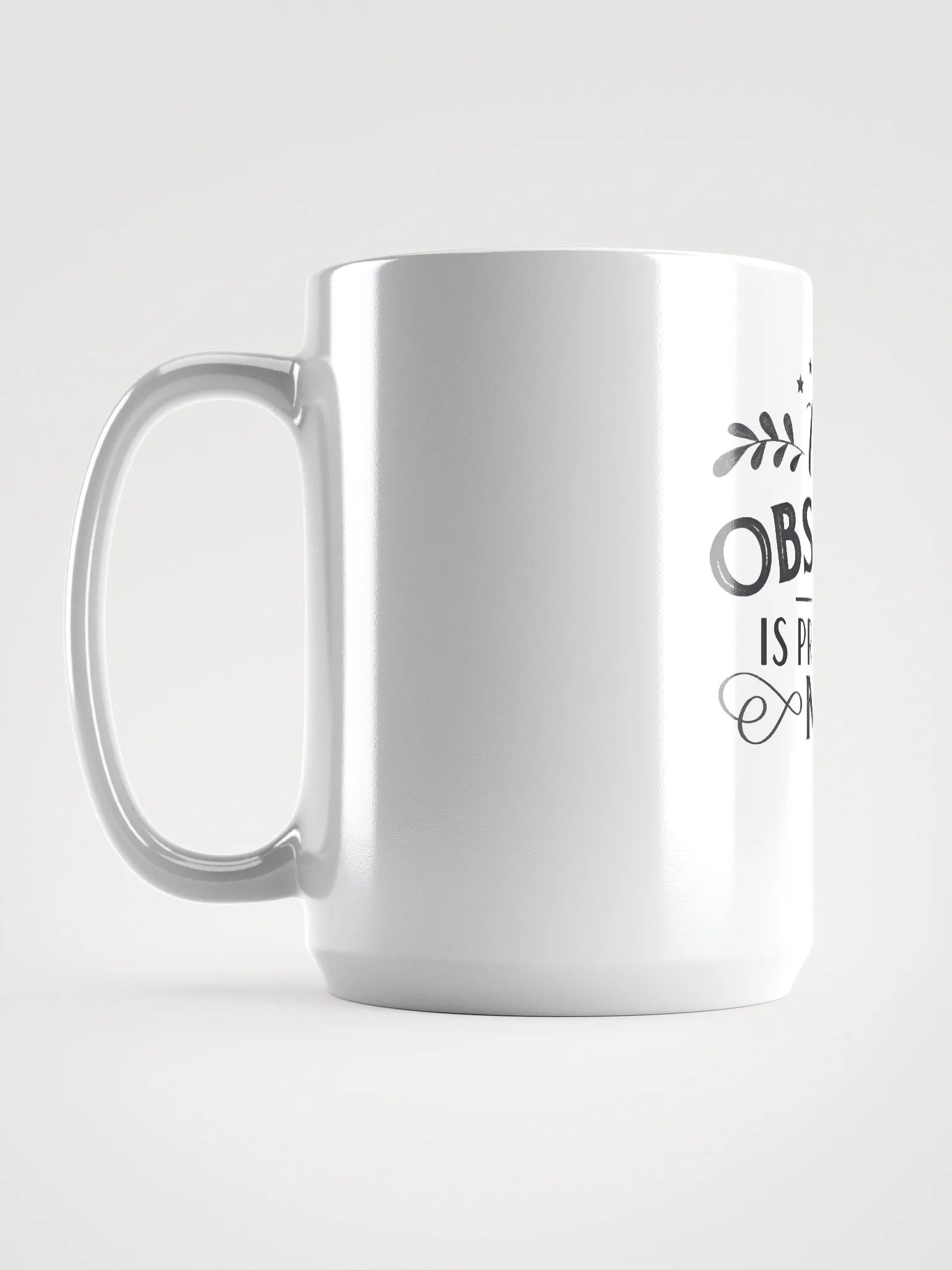 Obstacle Reflection White Glossy Mug product image (6)