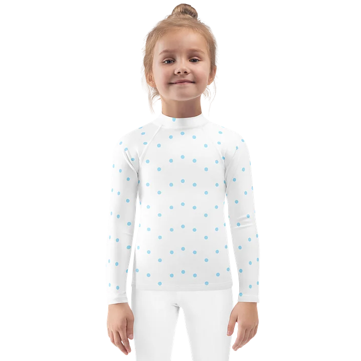Pixel Glitch Kids Rash Guard product image (1)
