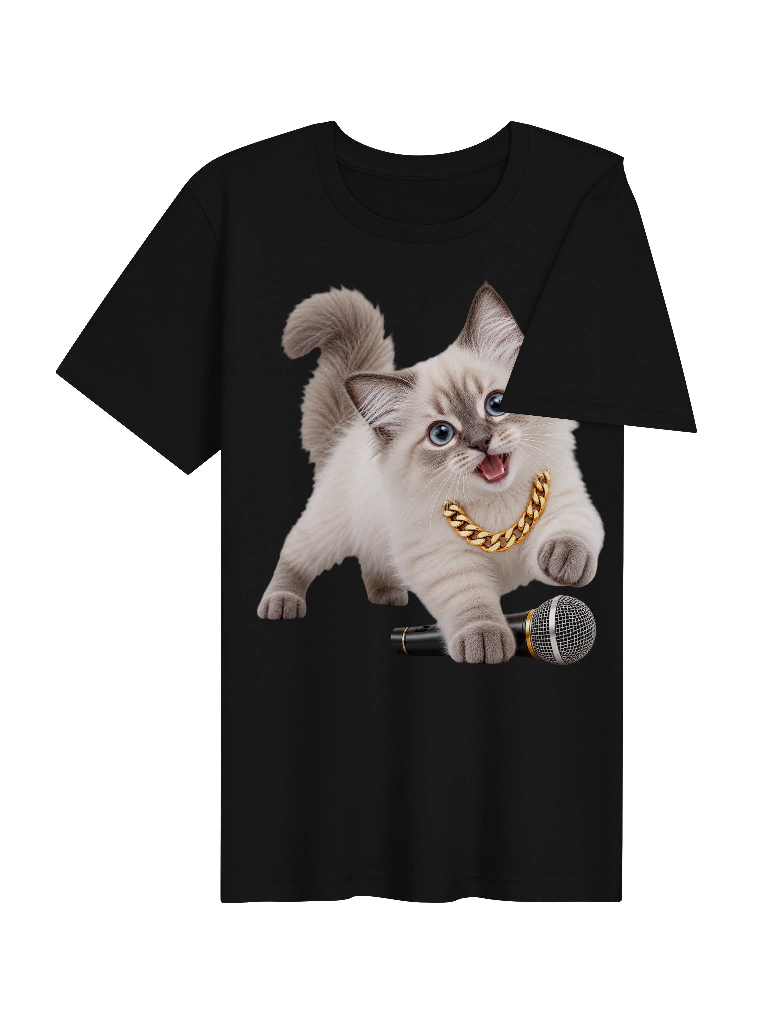 Hip Hop Munchkin Kitten – 11 Color Unisex Tee product image (39)