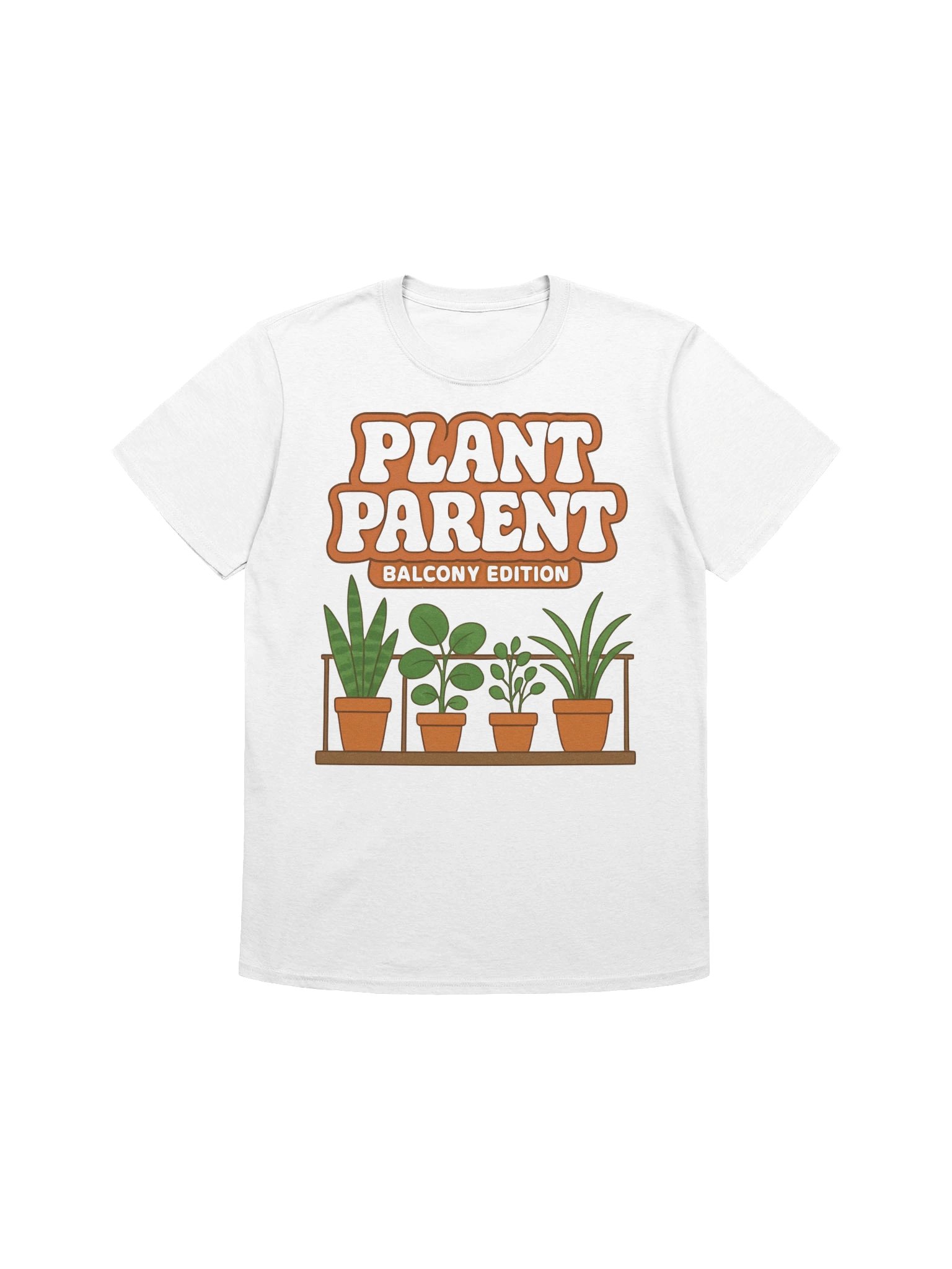 Plant Parent Balcony Edition T-Shirt – Cute Urban Gardening Tee product image (1)