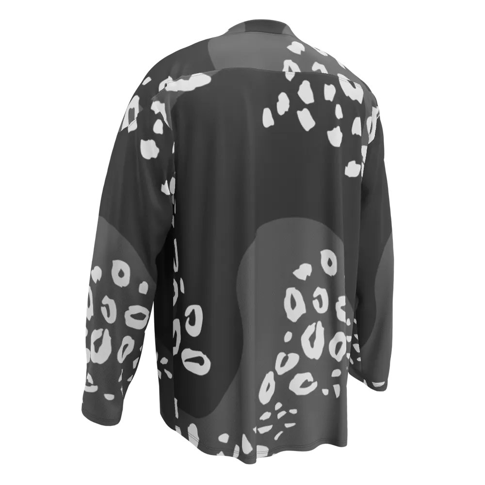 Dynamic Grey Leopard Hockey Fan Jersey product image (8)
