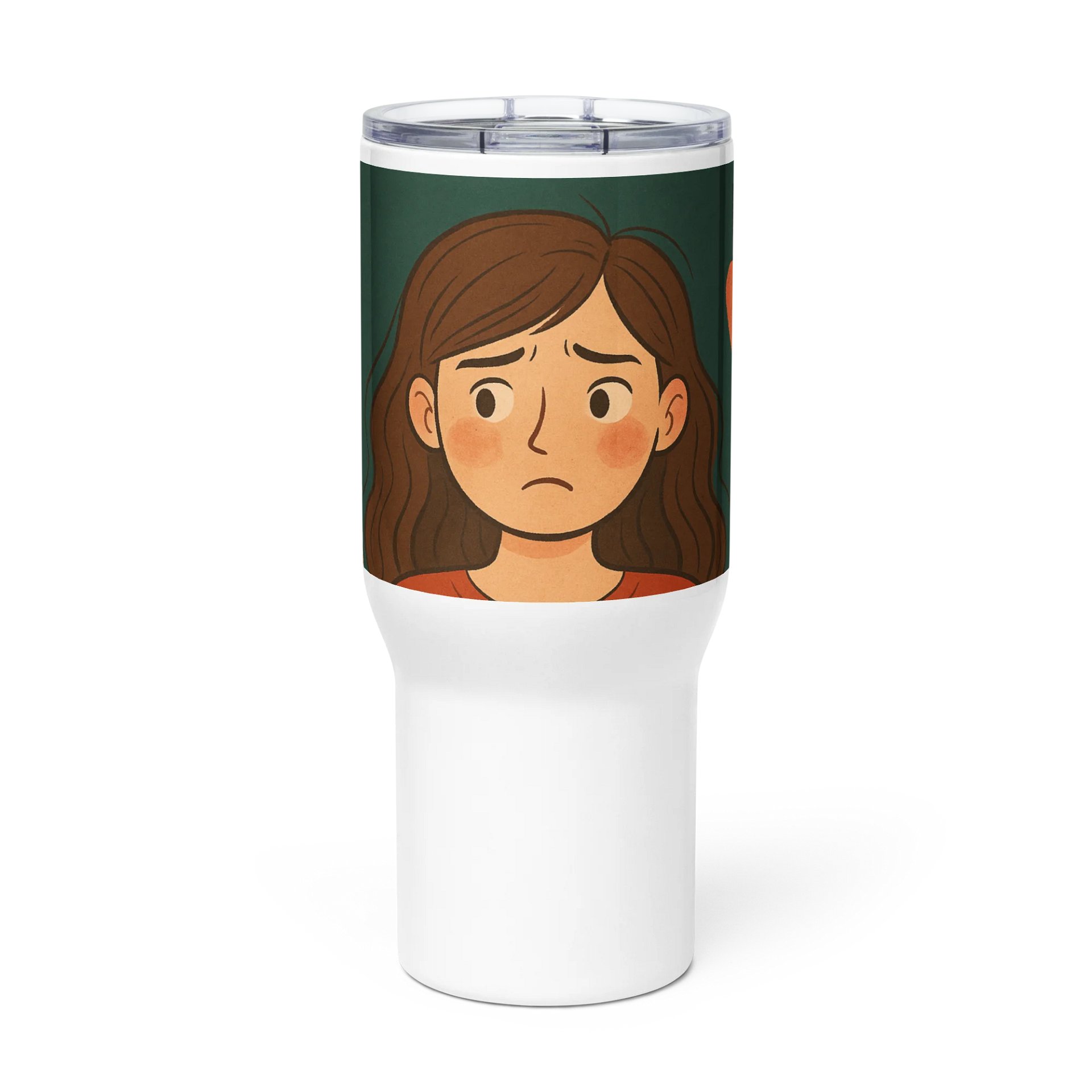 Heartfelt Confusion Travel Mug product image (3)