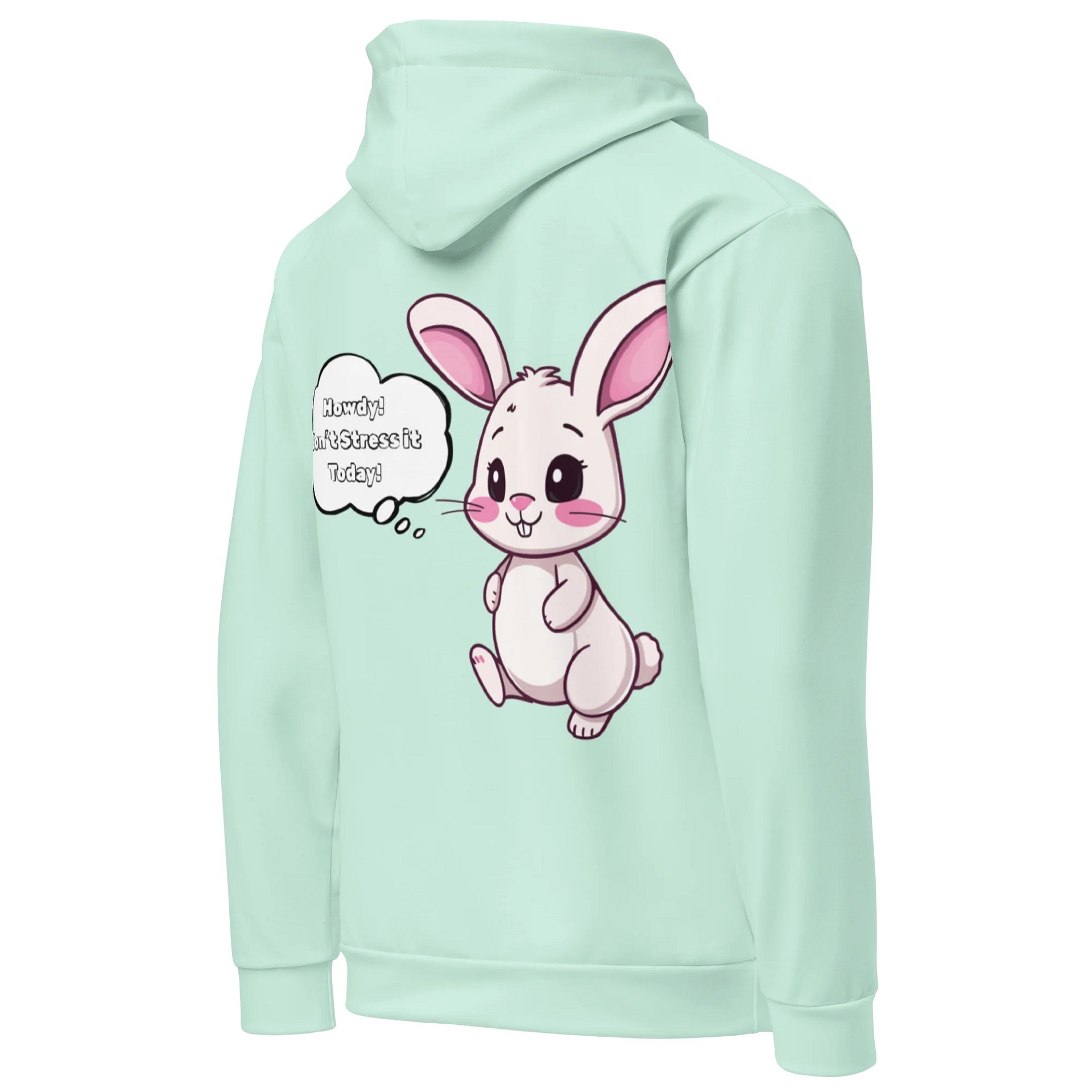 "Don't Stress It" Hoodie (Pastel Green) product image (4)
