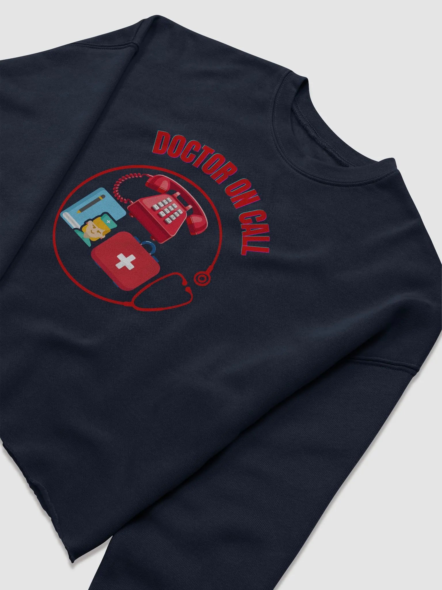 Doctor On Call Fleece Crop Sweatshirt product image (17)