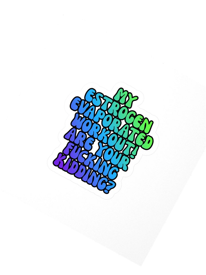 Menopause Chaos Kiss Cut 4"x4" Vinyl Sticker product image (2)