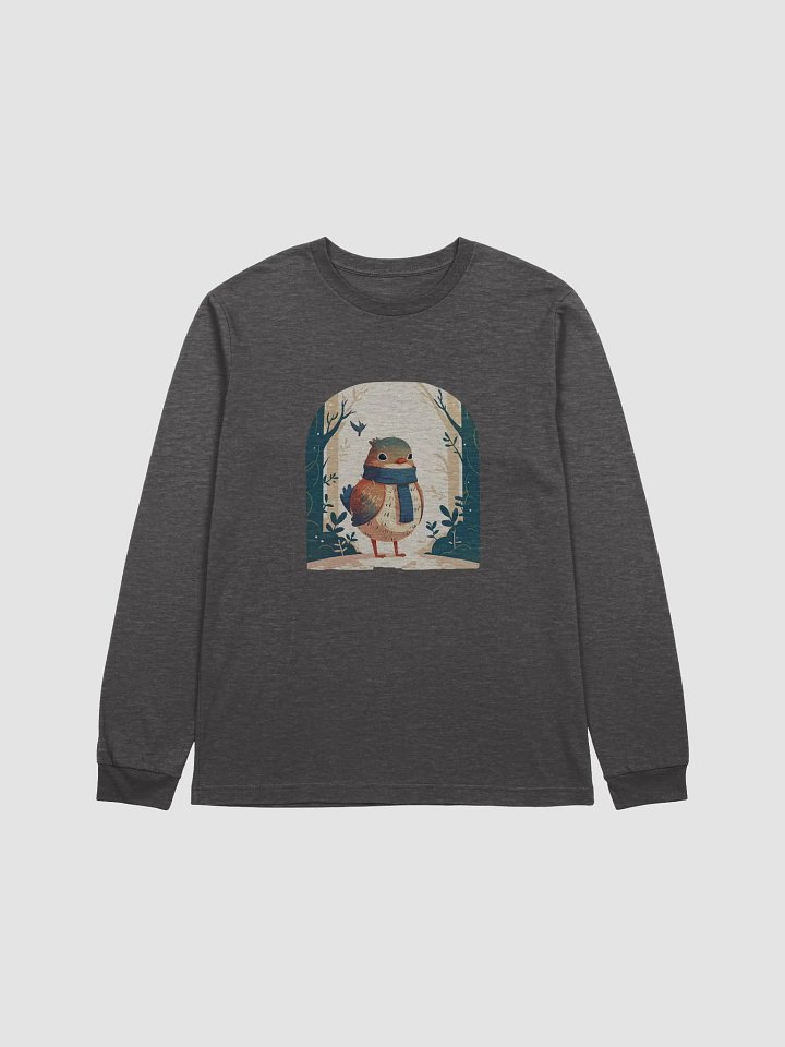 Cozy Winter Bird Long Sleeve Tee product image (1)