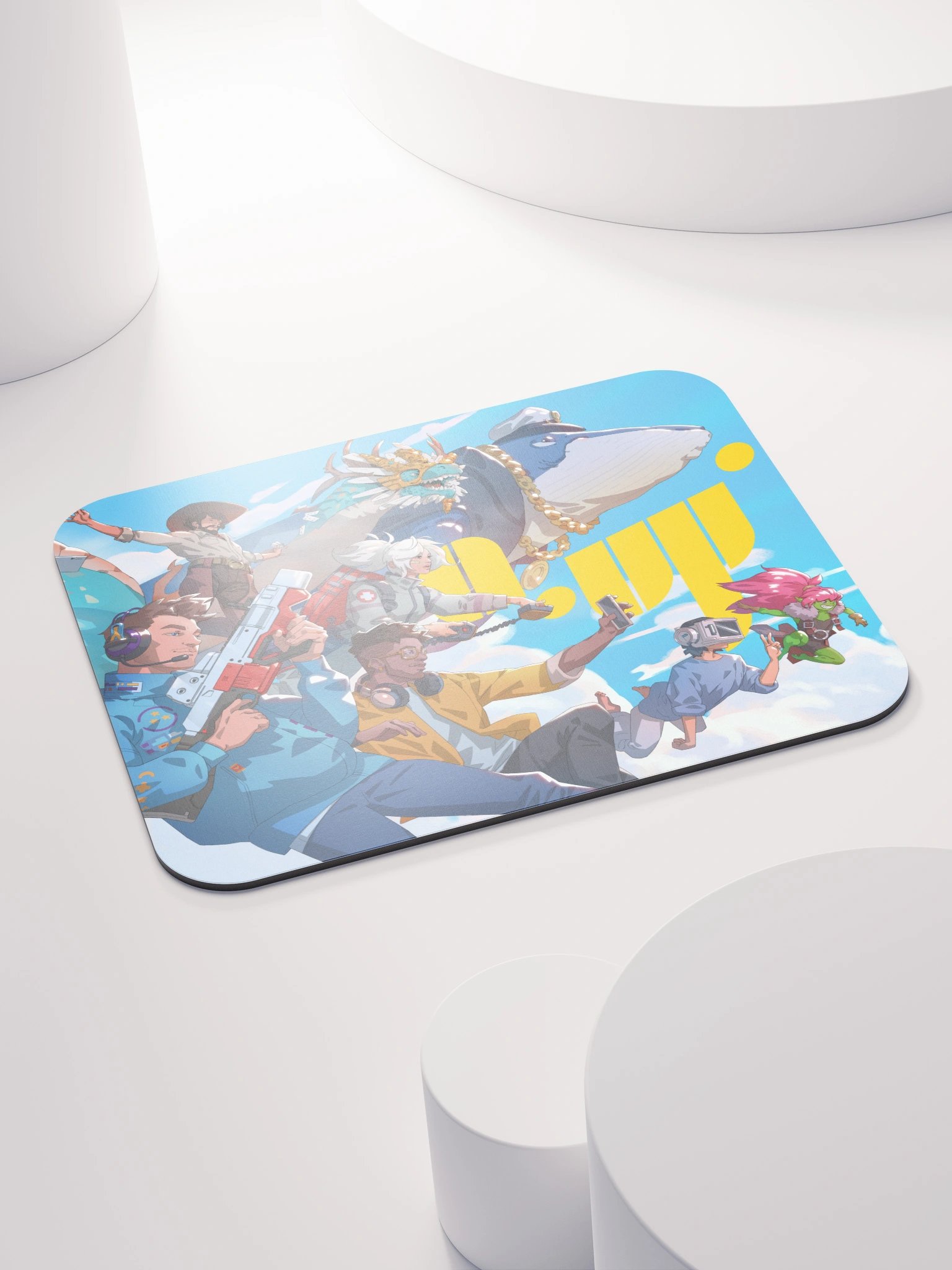 Q-UP Heroes Mousepad product image (4)