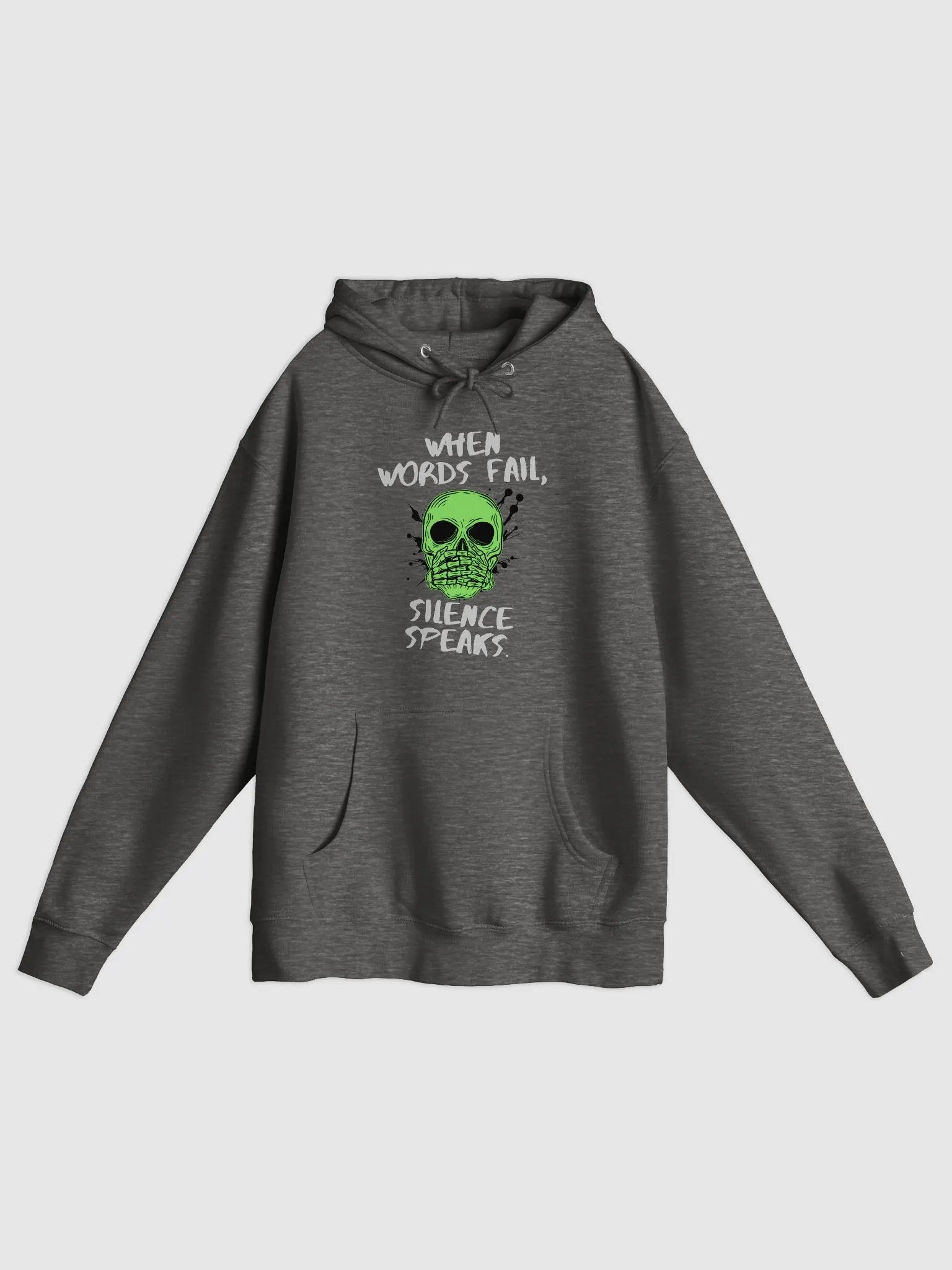 Silent Expression Skull Hoodie product image (1)