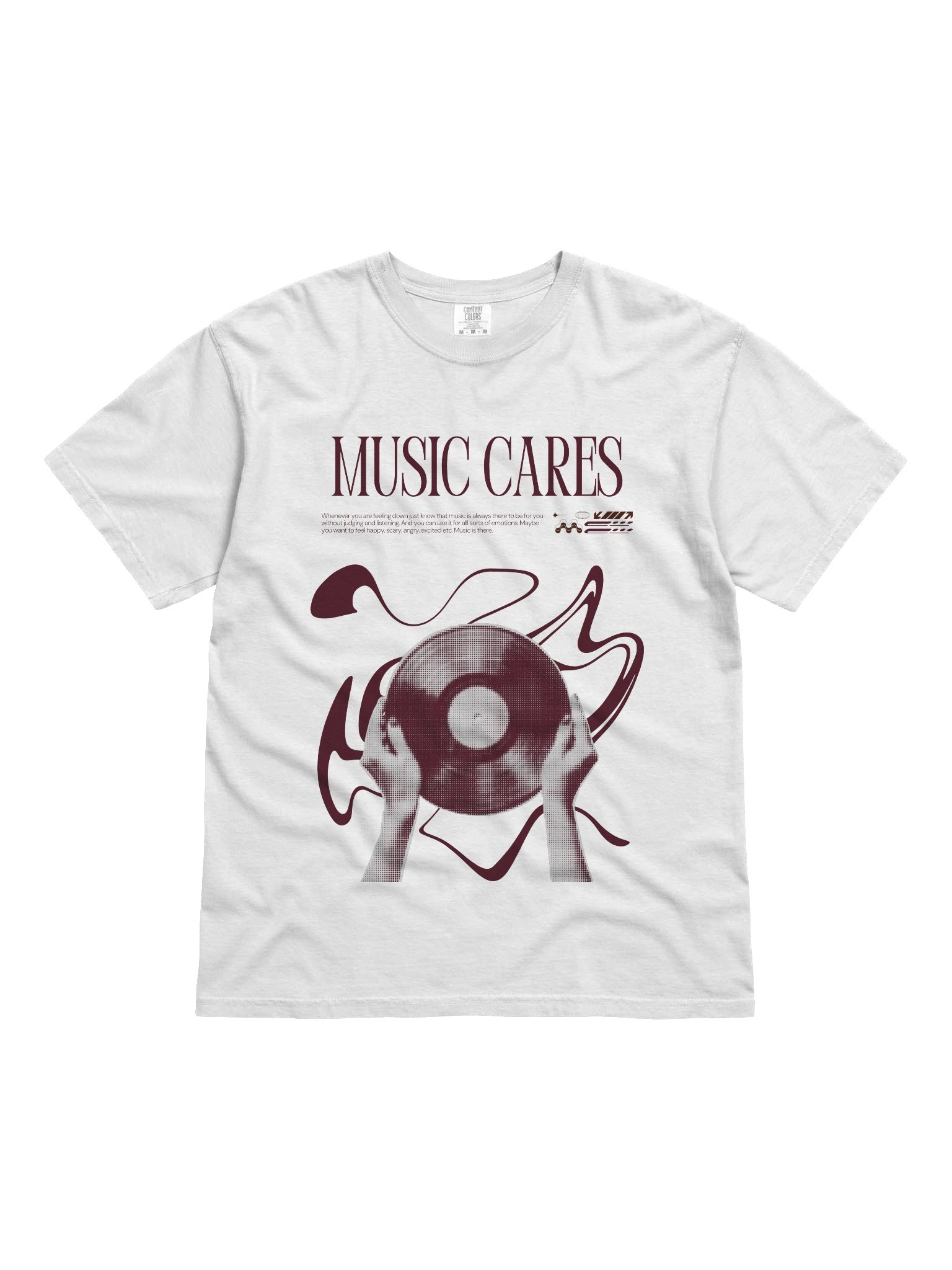 Music Cares Graphic Tee product image (41)