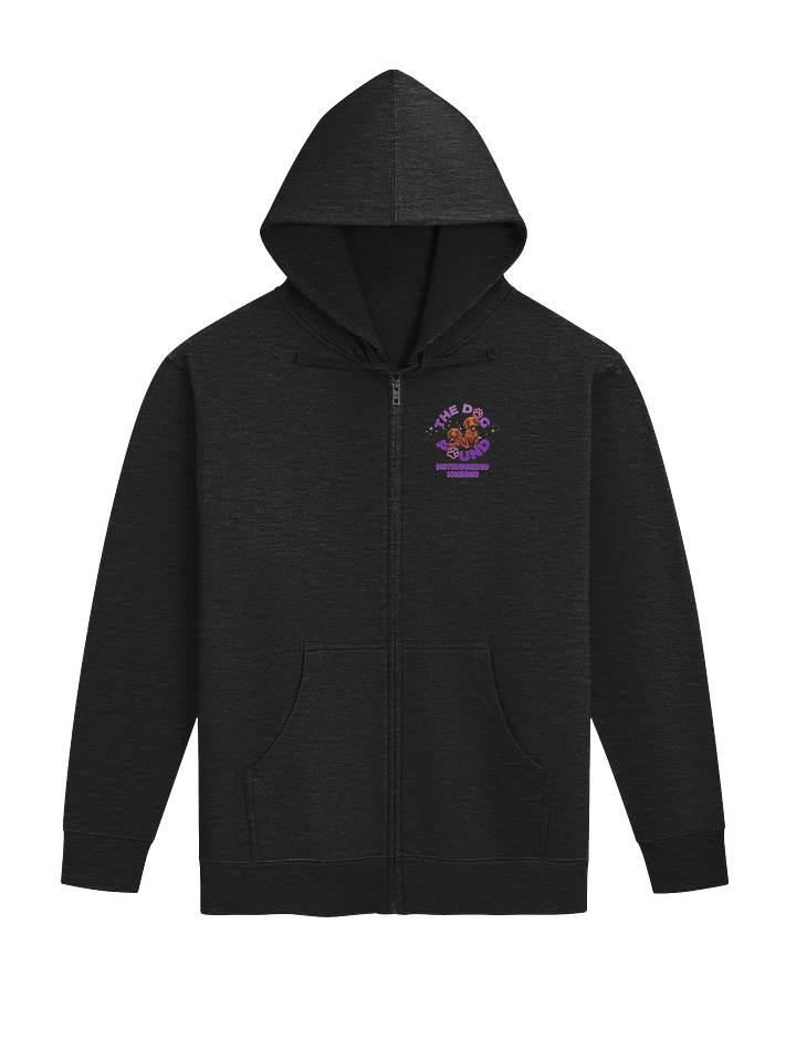 DogLoverNYCmusic/DogPound Logos Fleece Zip Up Hoodie product image (1)