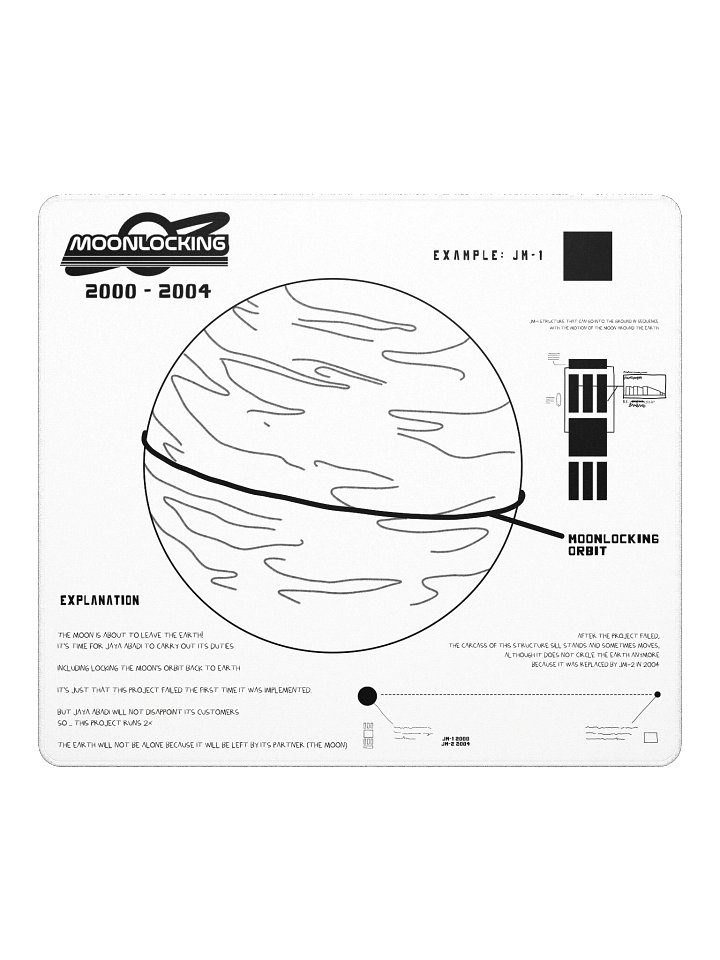 DESKMAT | MOONLOCKING (WHITE EDITION) product image (3)