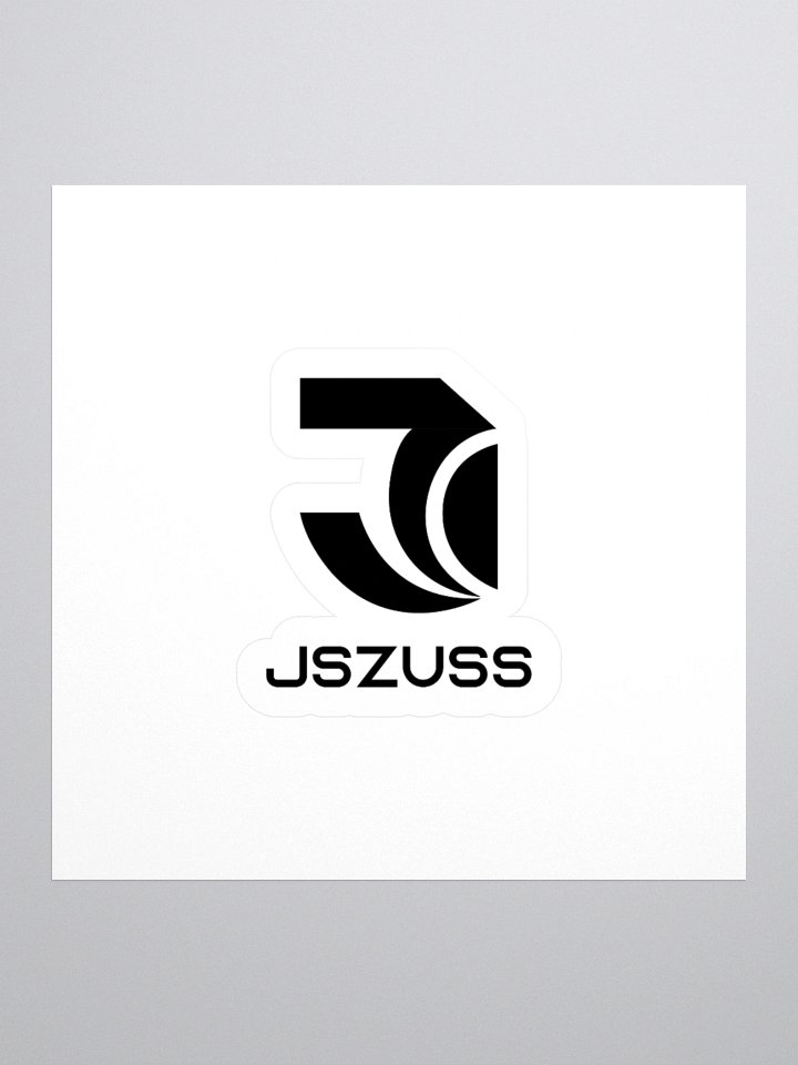 Jszuss Black Logo Sticker product image (1)