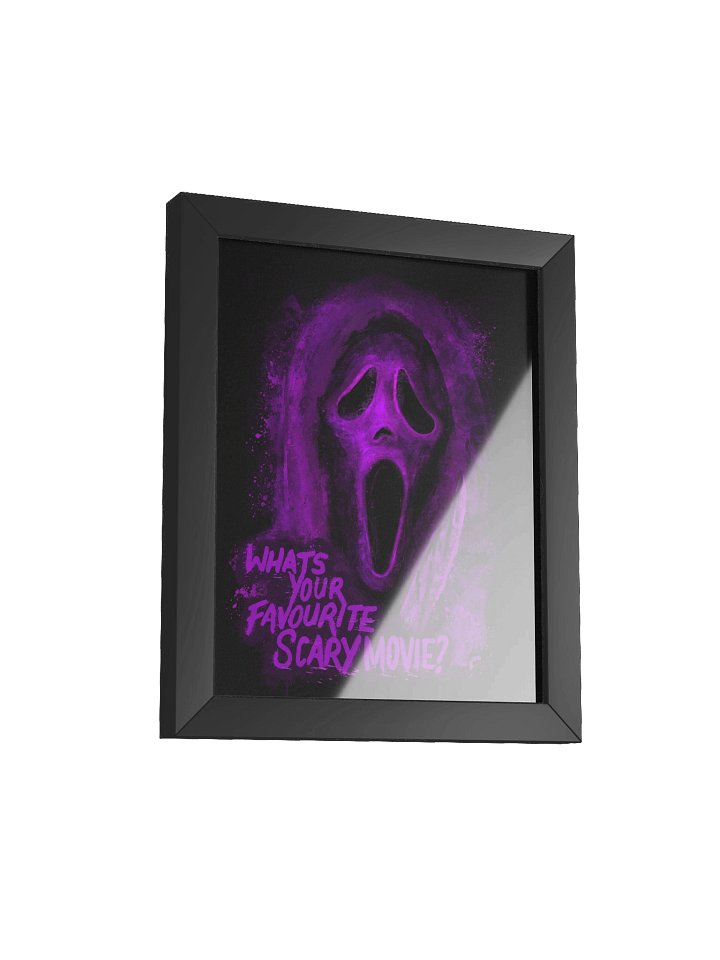 BLK Framed Ghost Face Print (Purple) product image (2)