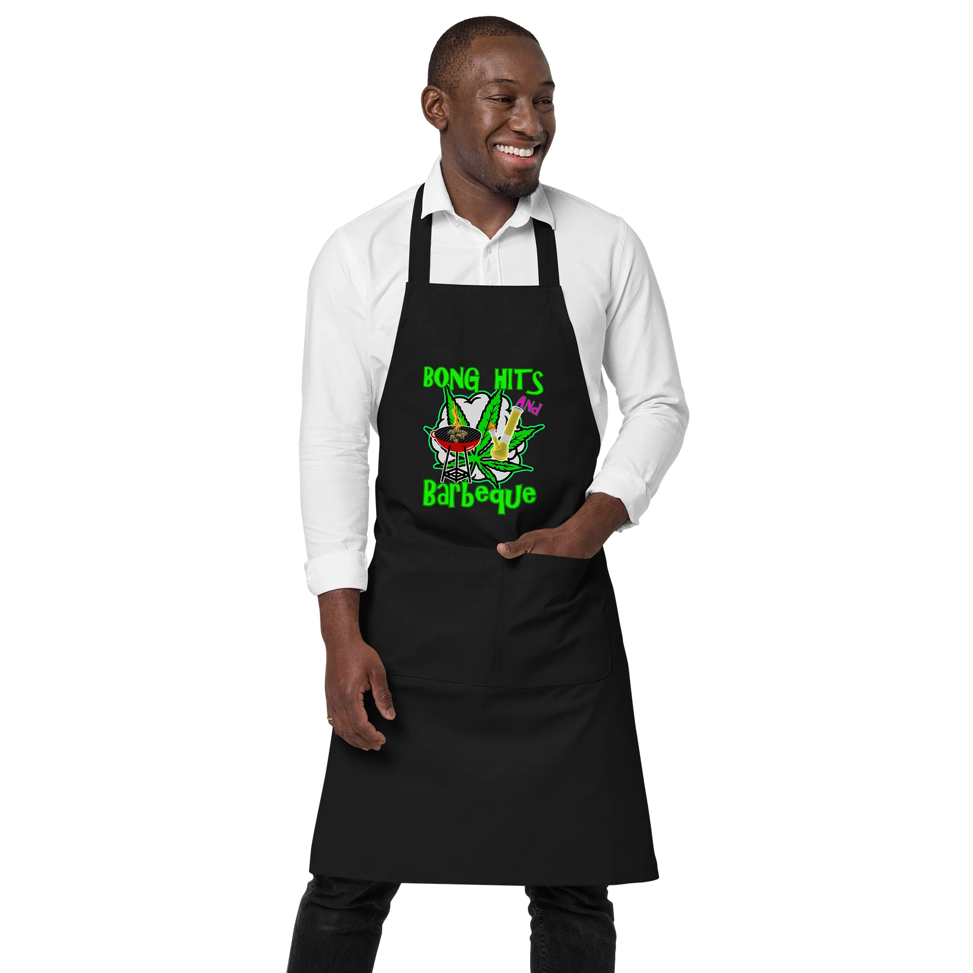 Bong Hits and Barbeque Apron product image (1)