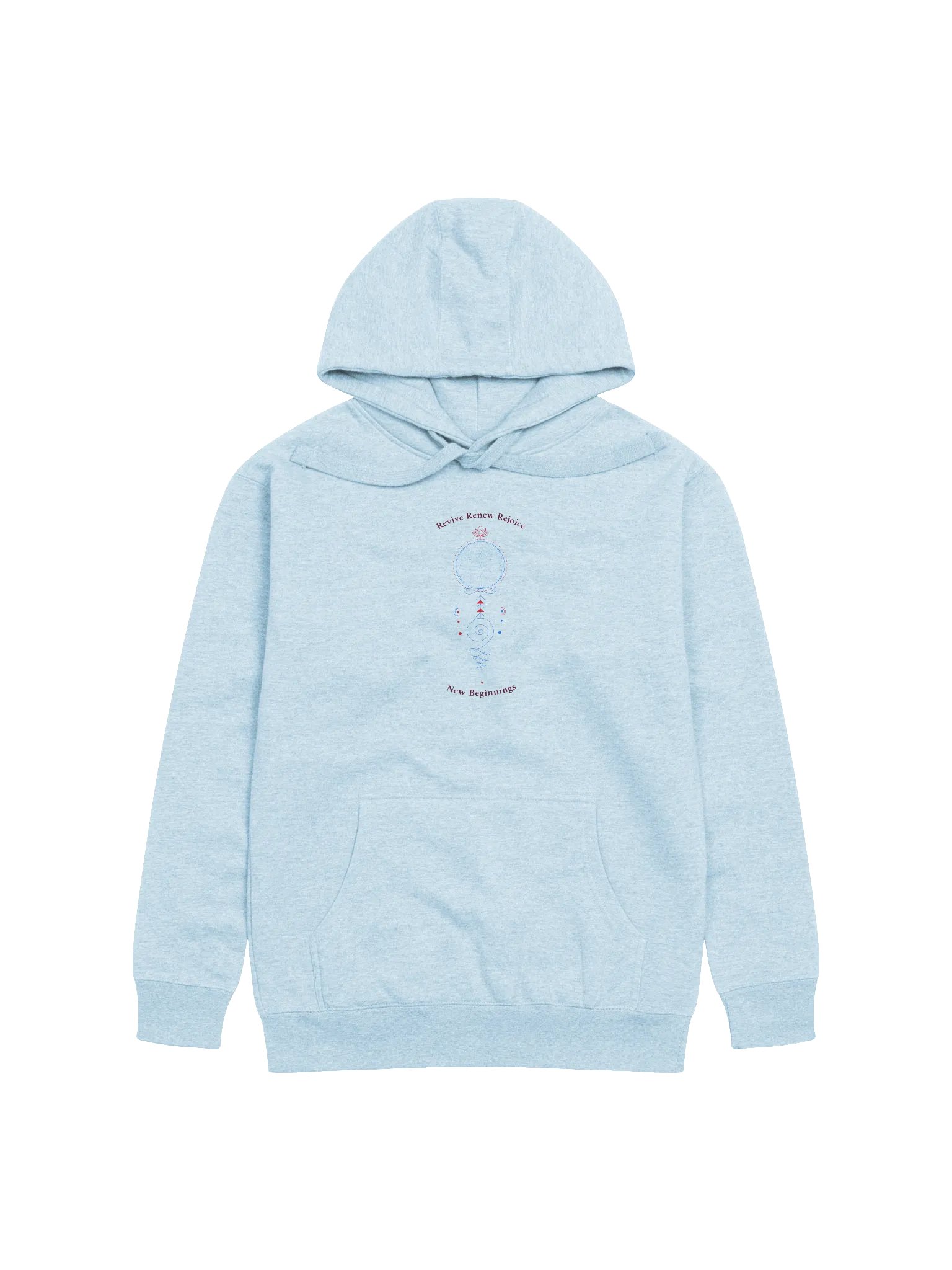 New Beginnings Spiral Geometric Unisex Hoodie product image (1)