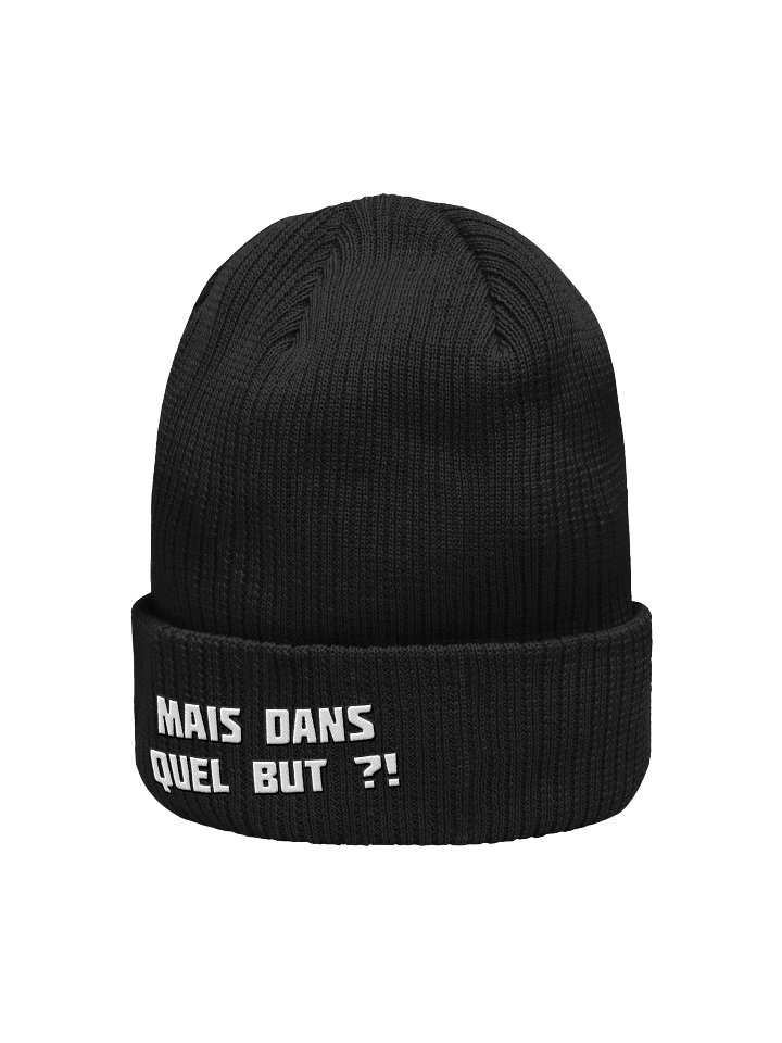Bonnet brodé "MAIS DANS QUEL BUT ?!" product image (2)