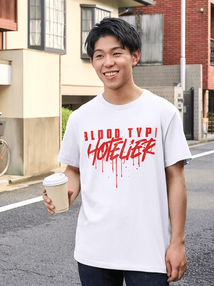 Hotel T-Shirt – Blood Type: Hotelier (White) product image (1)