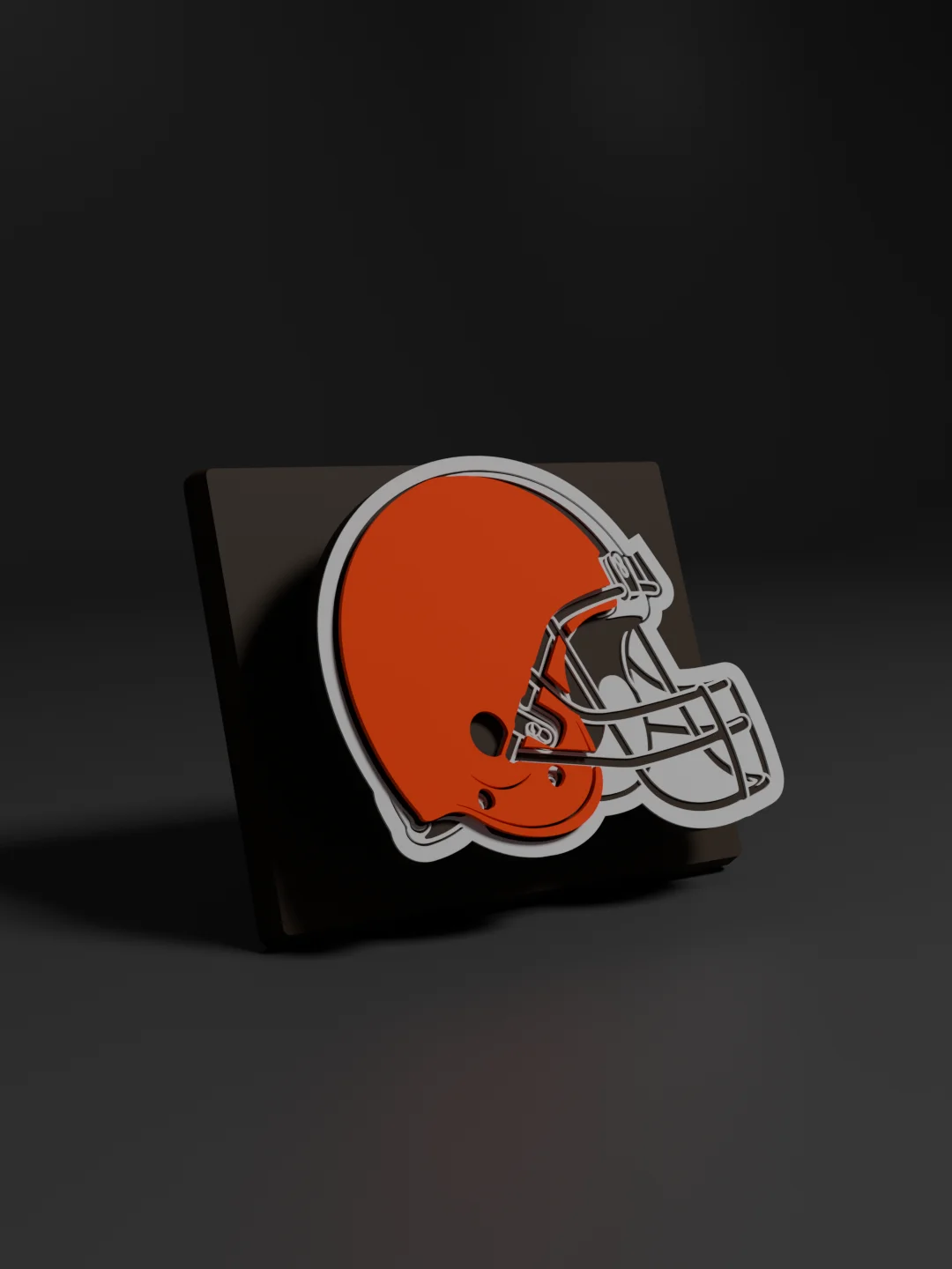 Cleveland Browns 3D Printed Floating Logo Sign (Digital File Only) product image (1)