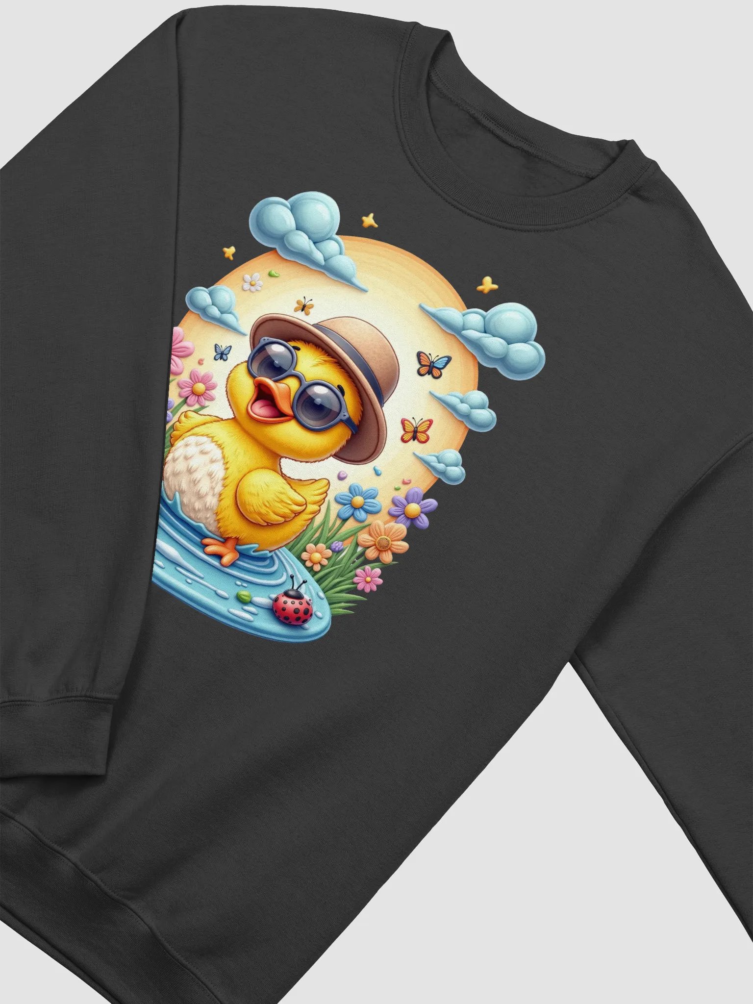 Sunshine Duckling Crewneck Sweatshirt product image (18)