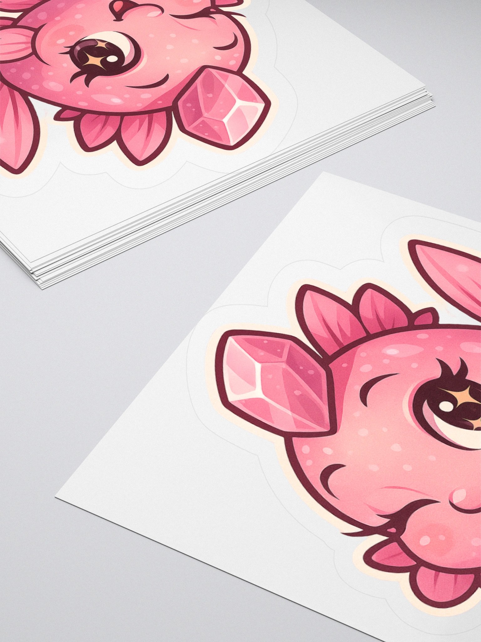 Pink Quartz Fish Sticker product image (8)