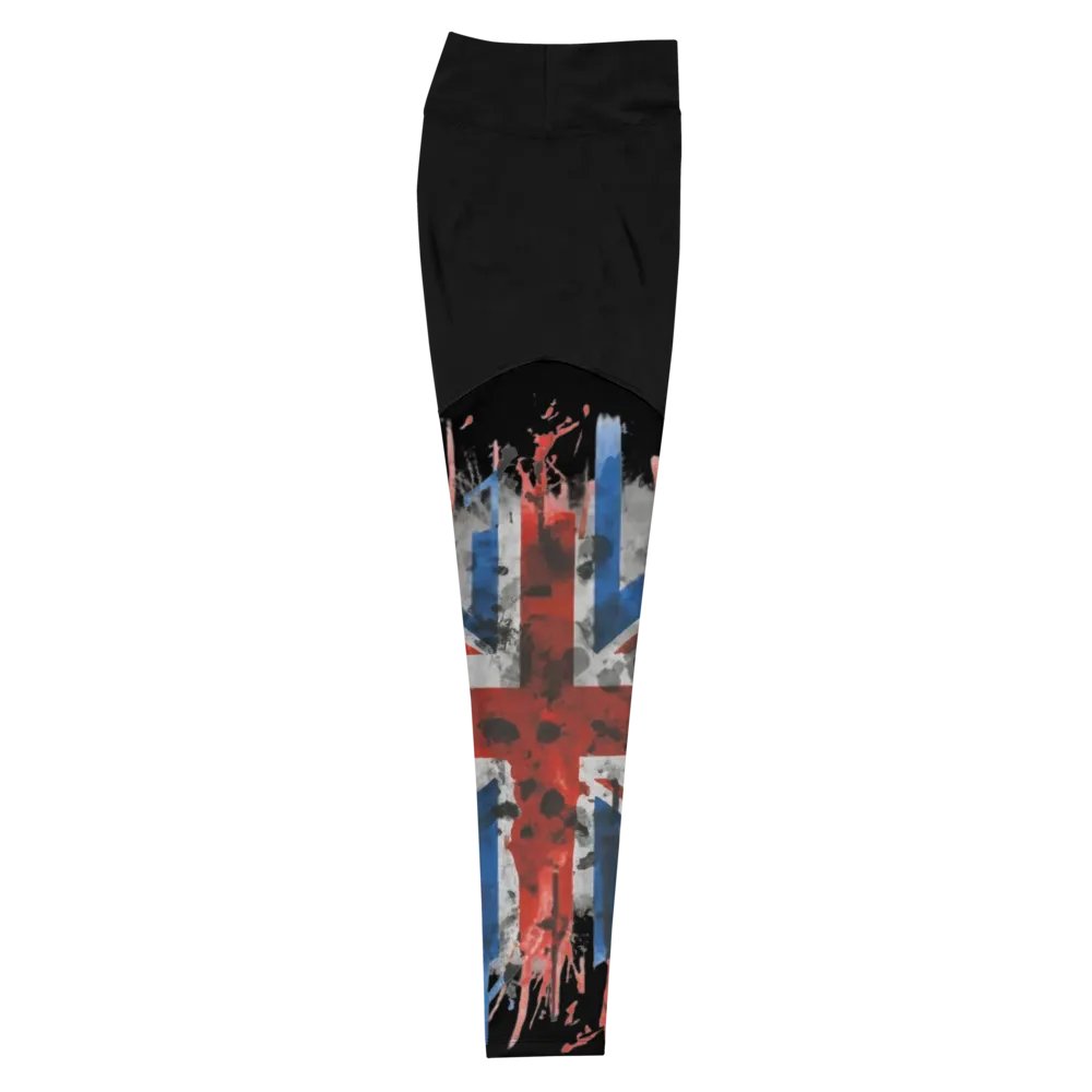 Urban Graffiti Union Jack Split leggings product image (10)