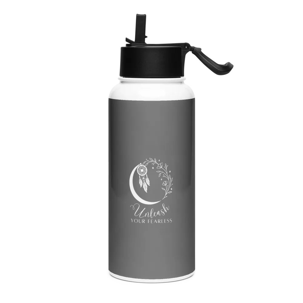 Stainless Steel Water Bottle with a Straw Lid SWFB0131 product image (1)