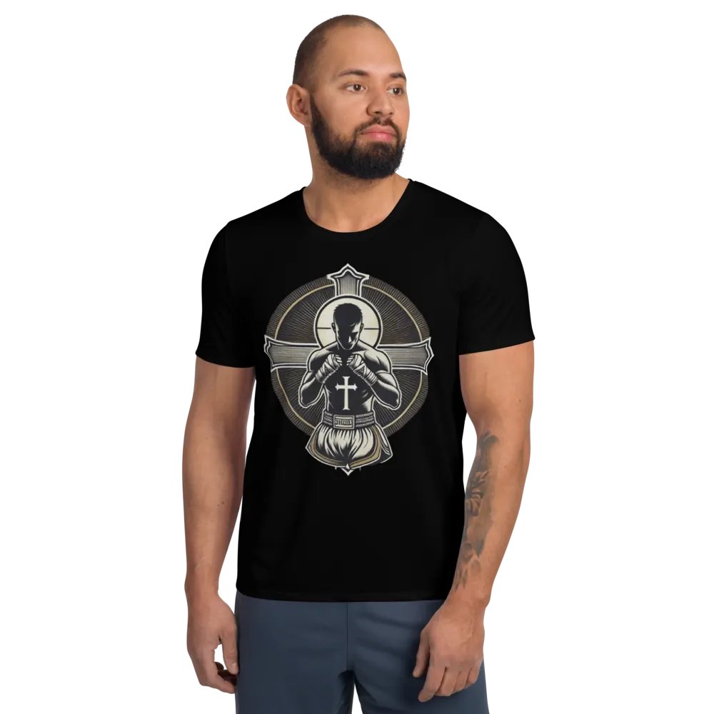 Fight for God Athletic T-Shirt (Muay Thai) product image (1)