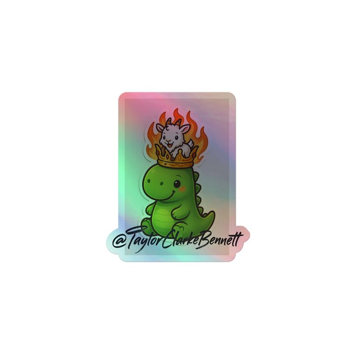 Tiny Diny Queen Holo Sticker product image (1)