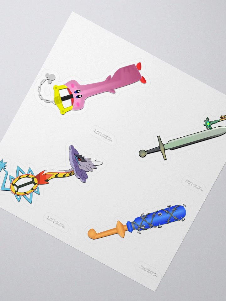 Joke Keyblade Sticker Sheet product image (2)