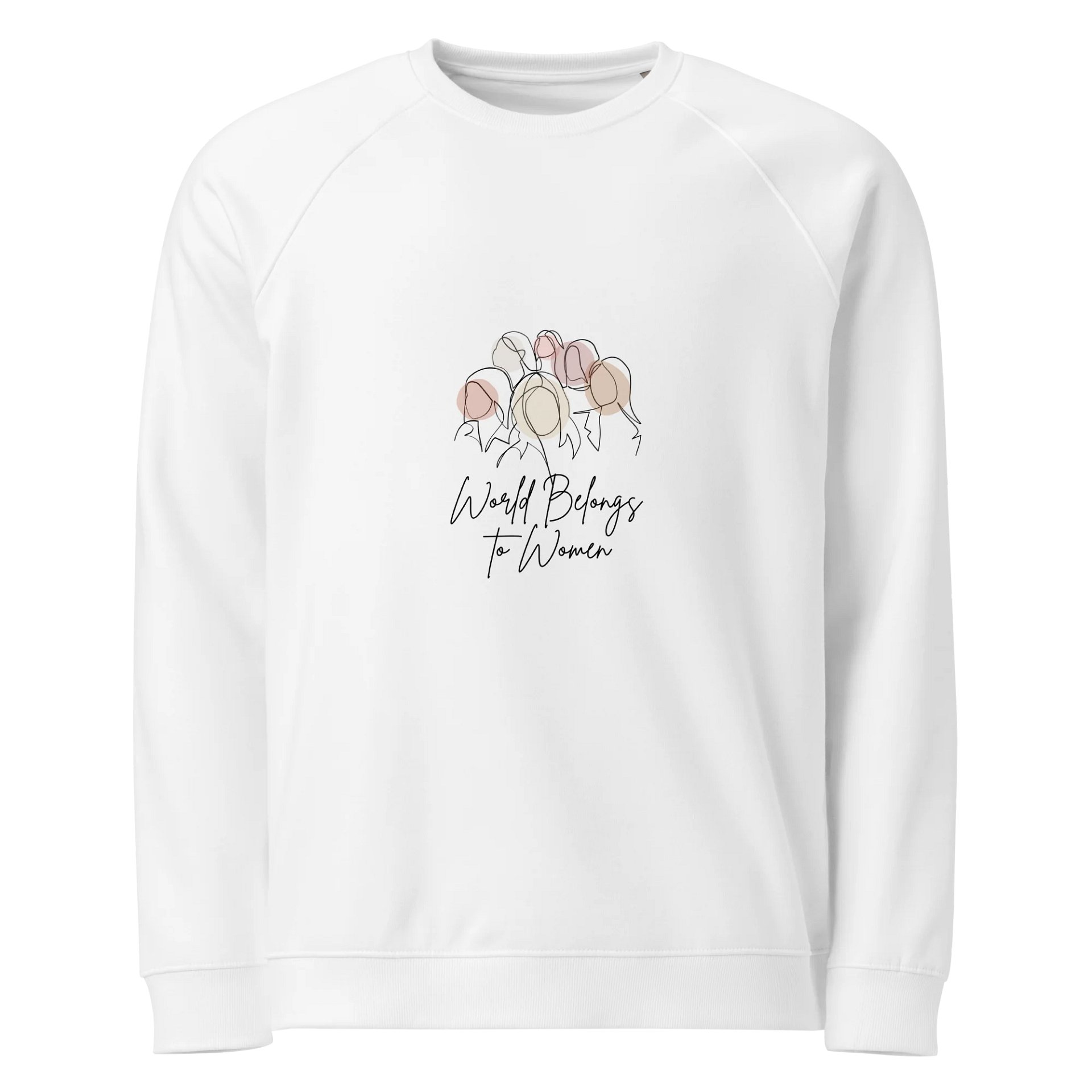 Women's Organic Raglan Sweatshirt ORFB0148 product image (1)
