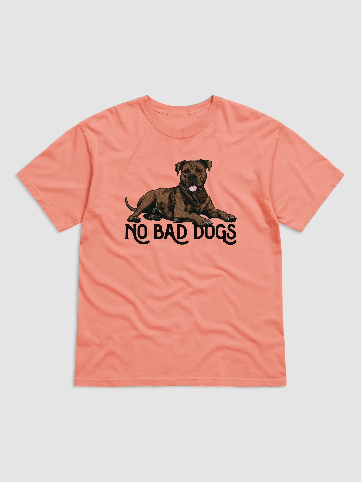 No Bad Dogs T-Shirt of a Cane Corso (Brindle) | Funny T-Shirt for Cane Corso Paw-rents product image (1)