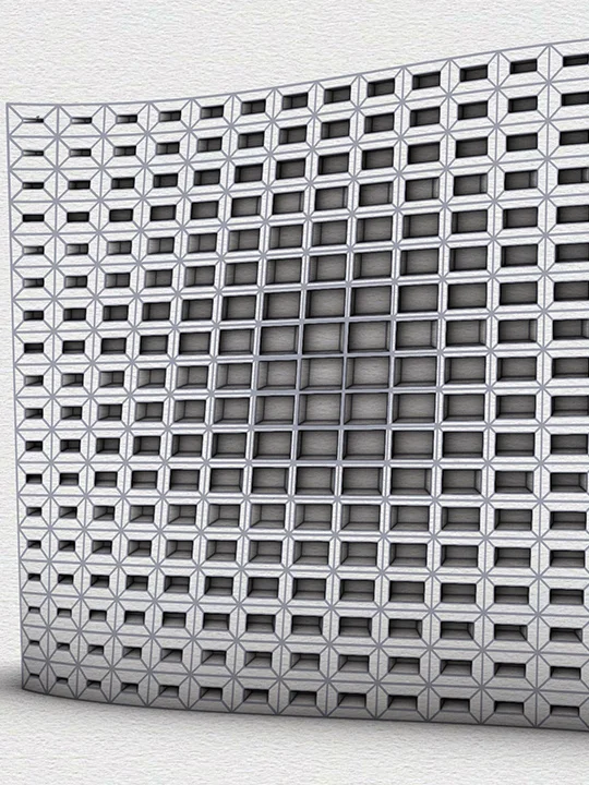 Parametric Architectural Pattern Design Grasshopper Rhino Files Download product image (2)