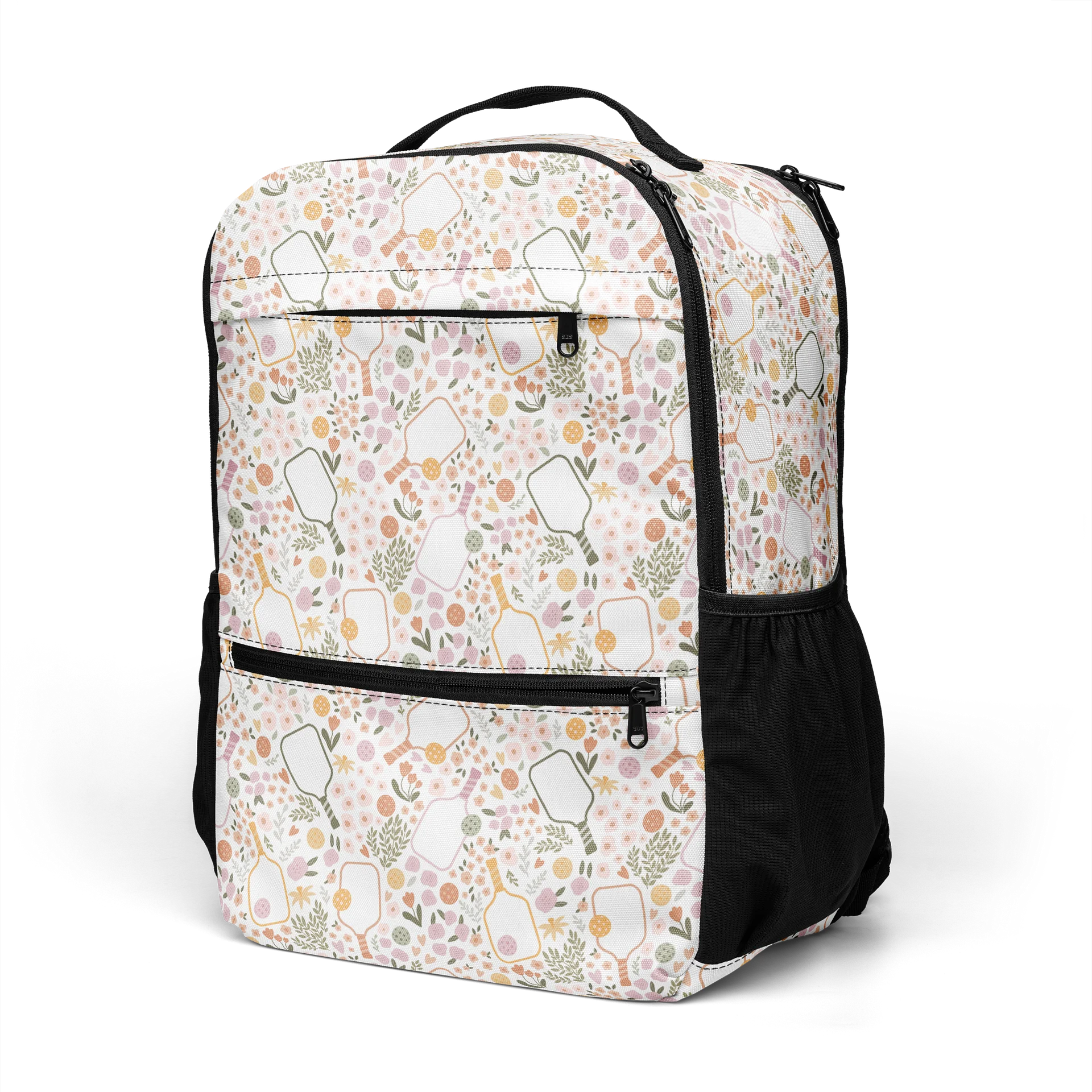Floral Pickleball Backpack with Pockets product image (5)
