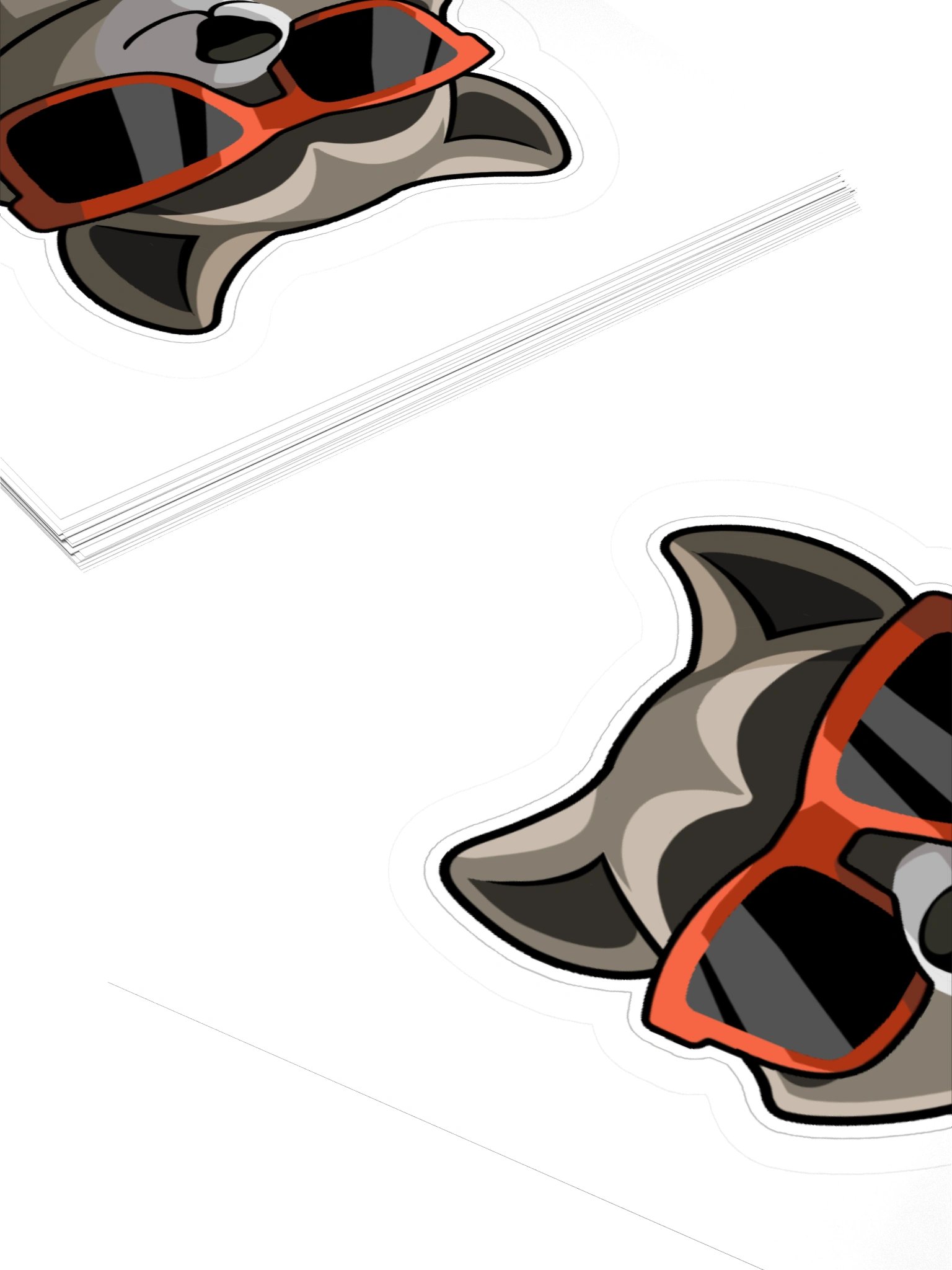 RespawnRaccoon Kiss Cut Stickers product image (11)