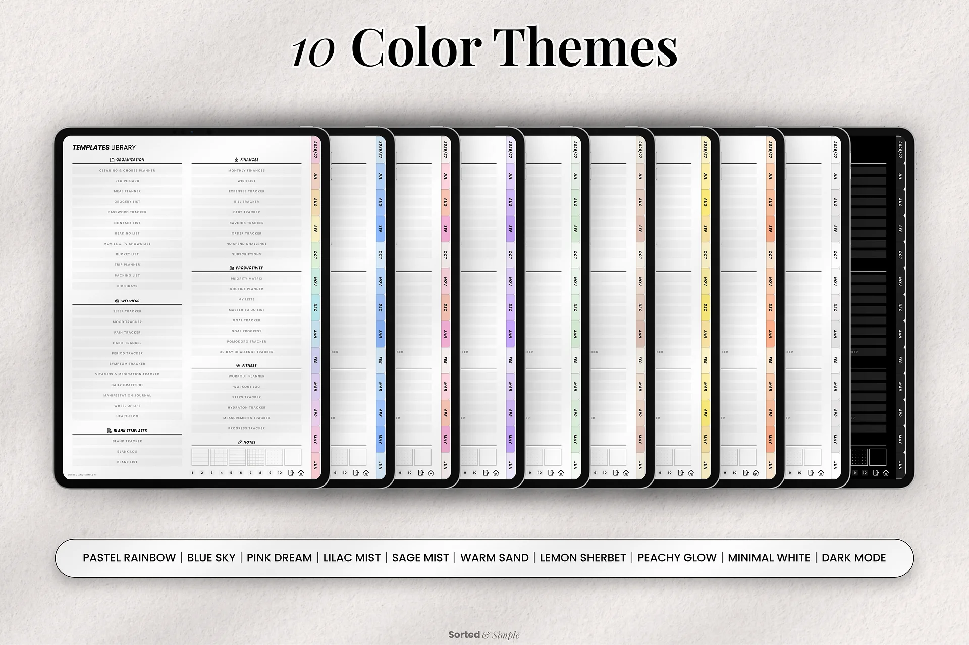 2026/2027 Mid-Year Planner Portrait product image (3)