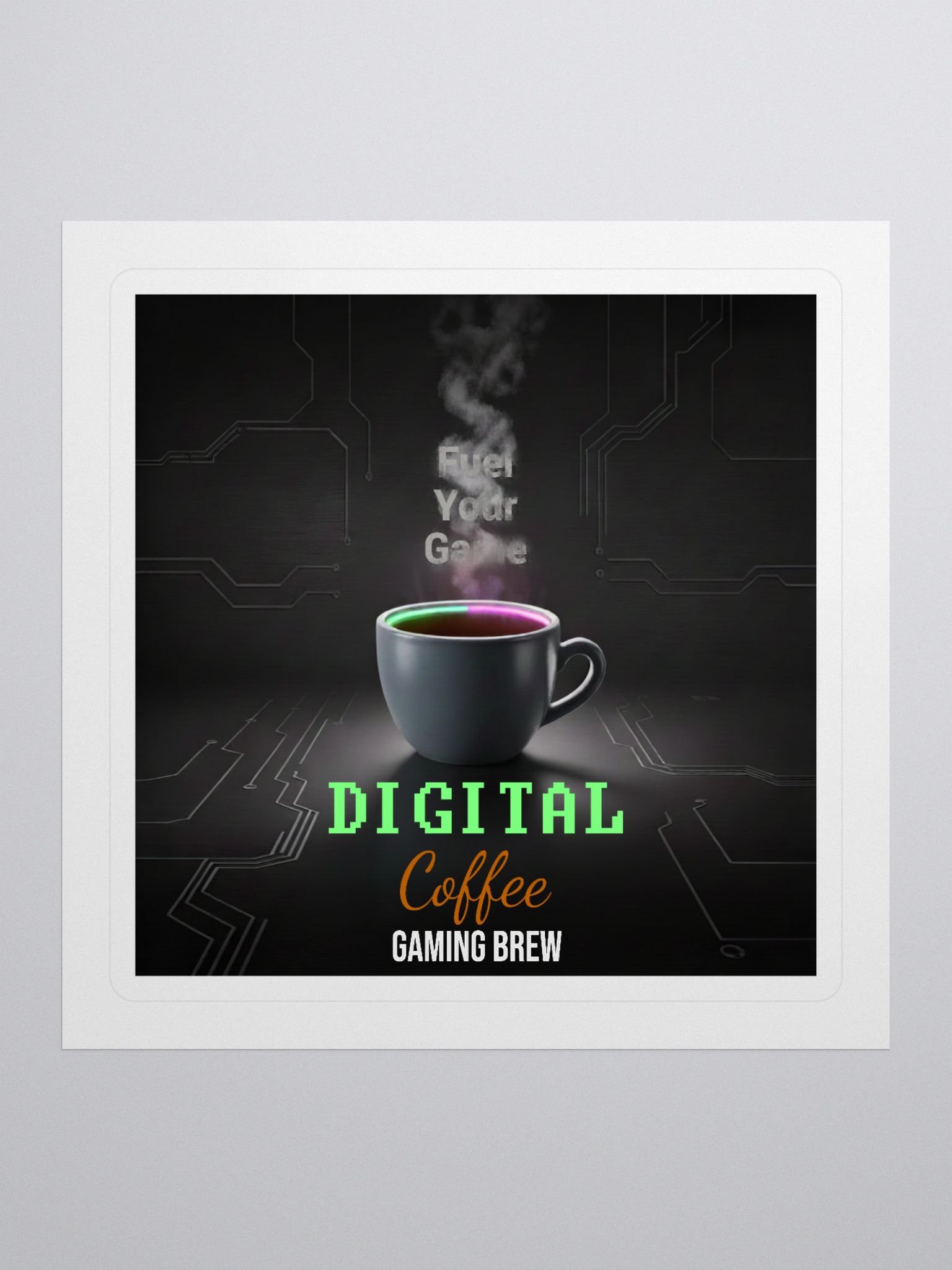 Digital Coffee Gaming Brew Stickers product image (1)