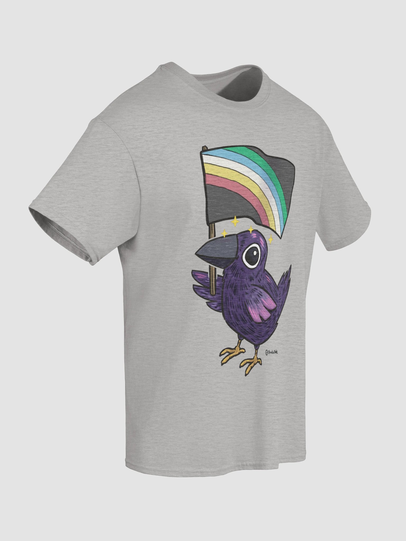 t-shirt : crow pride - disability product image (5)